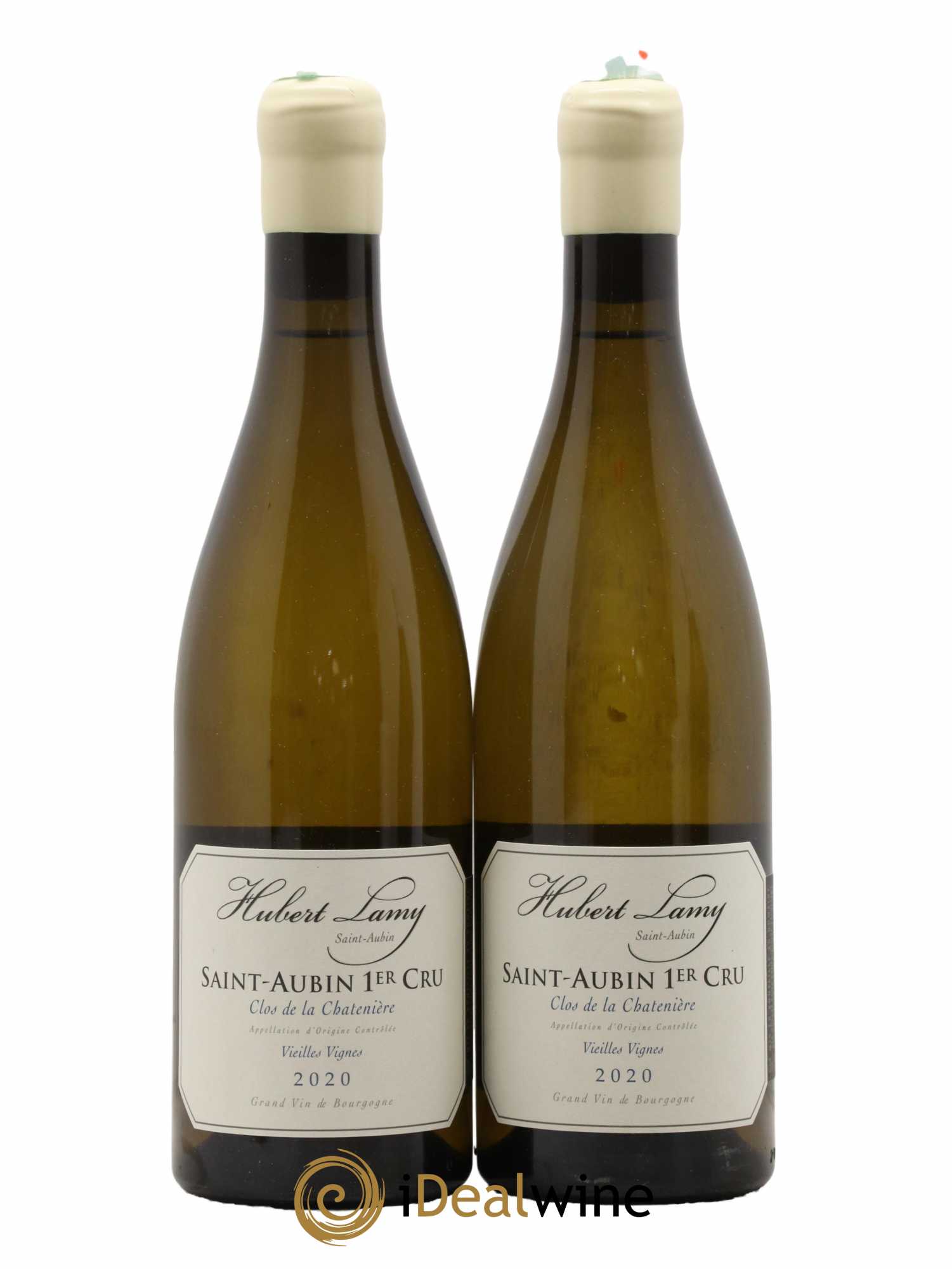 Saint-Aubin 1er Cru Clos de la Chatenière Vieilles Vignes Hubert Lamy 2020 - Lot de 2 bouteilles - 0