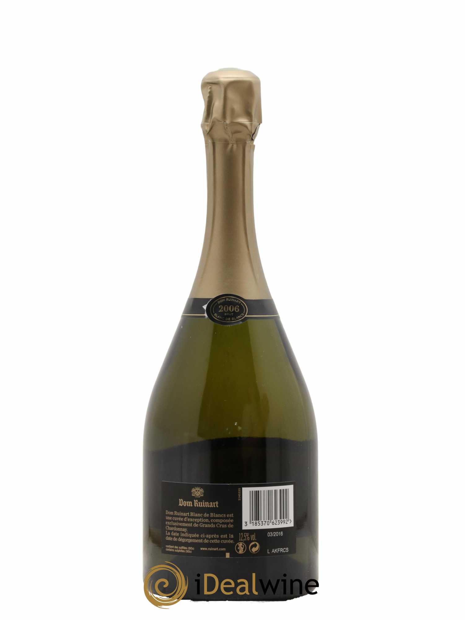 Dom Ruinart Brut Ruinart 2006 - Lot de 1 bouteille - 1