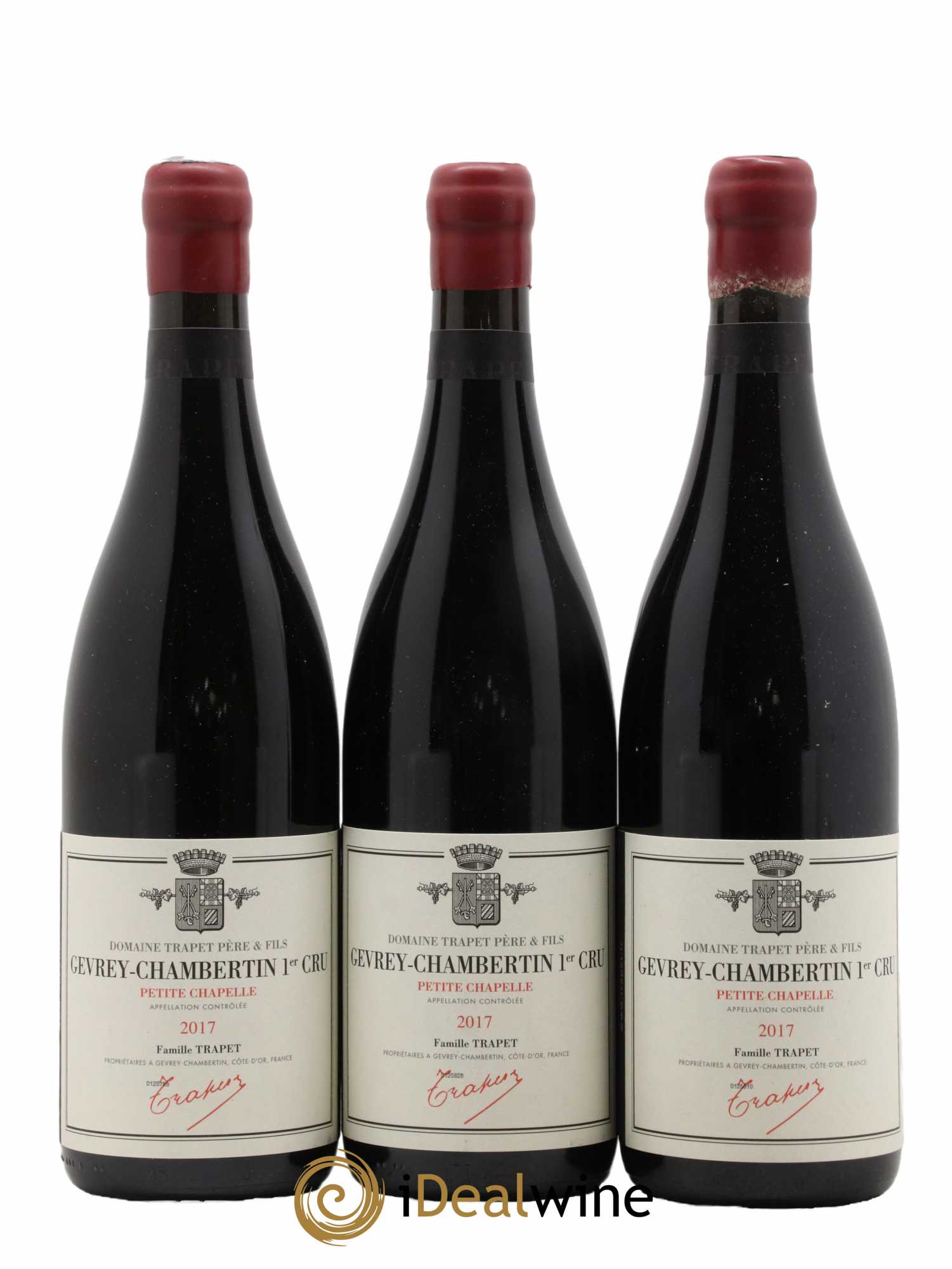 Gevrey-Chambertin 1er Cru Petite Chapelle Domaine Trapet 2017 - Lot de 3 bouteilles - 0