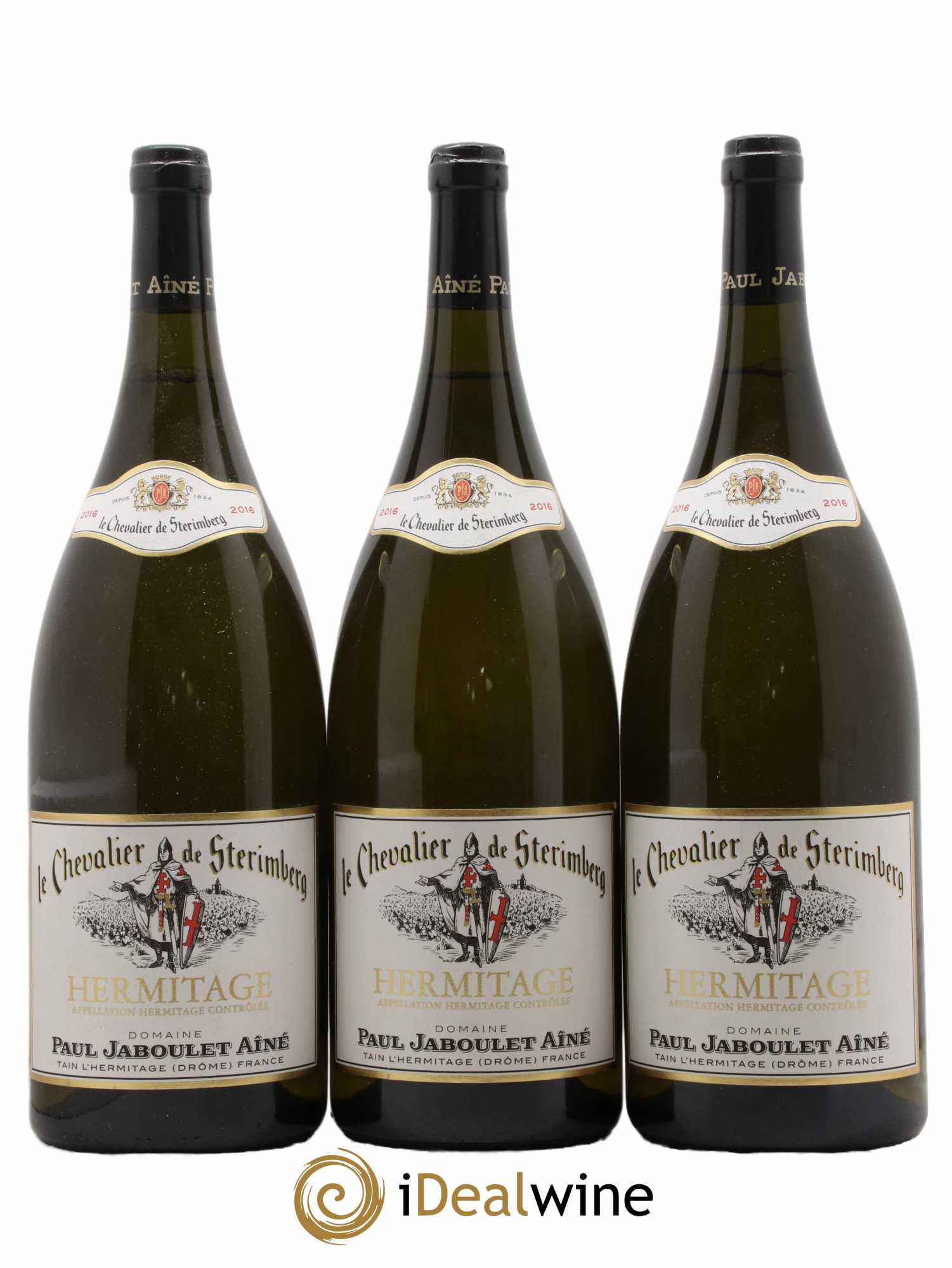 Hermitage Chevalier de Sterimberg Paul Jaboulet Ainé 2016 - Lot de 3 magnums - 0