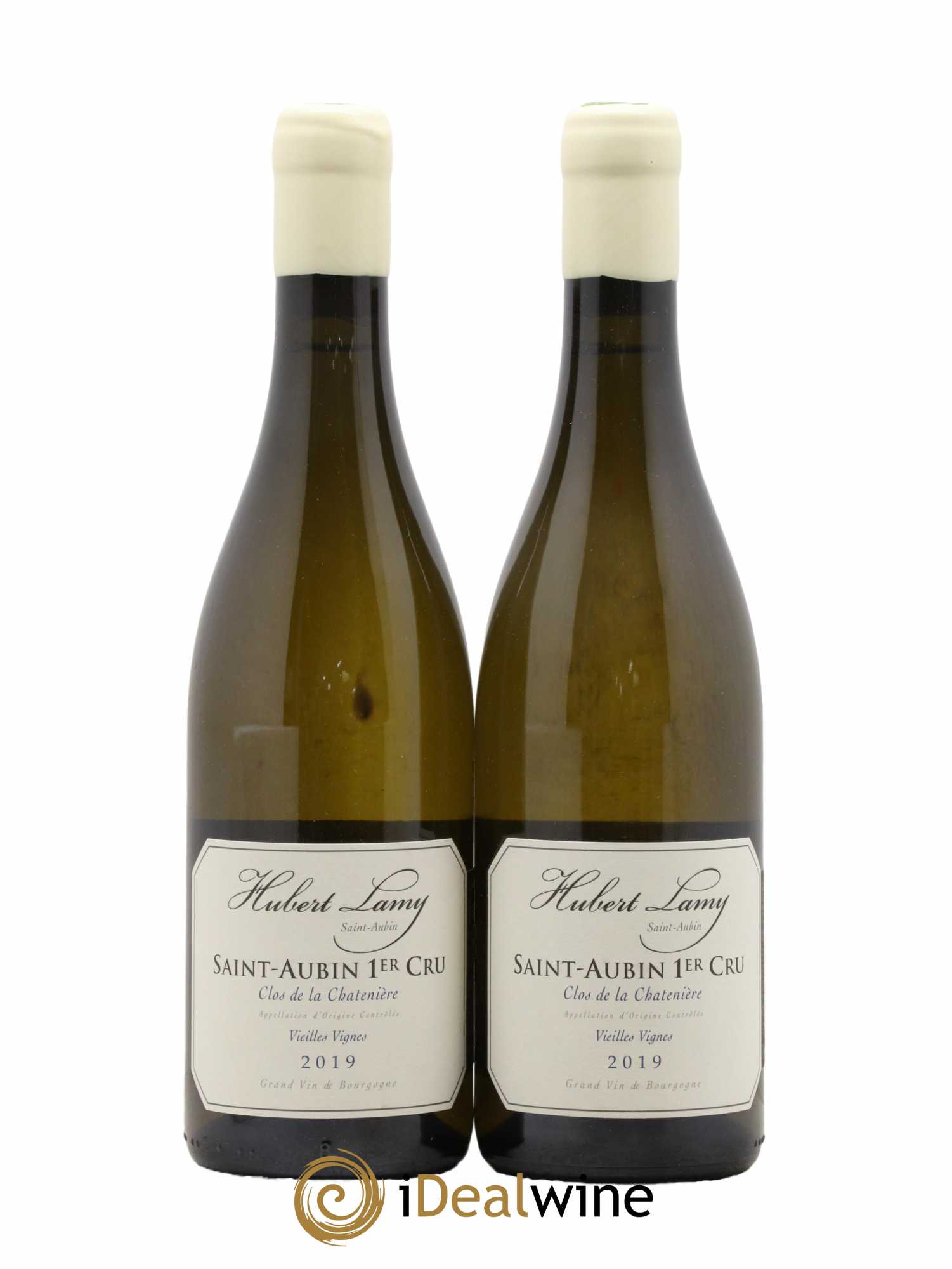 Saint-Aubin 1er Cru Clos de la Chatenière Vieilles Vignes Hubert Lamy 2019 - Lot de 2 bouteilles - 0