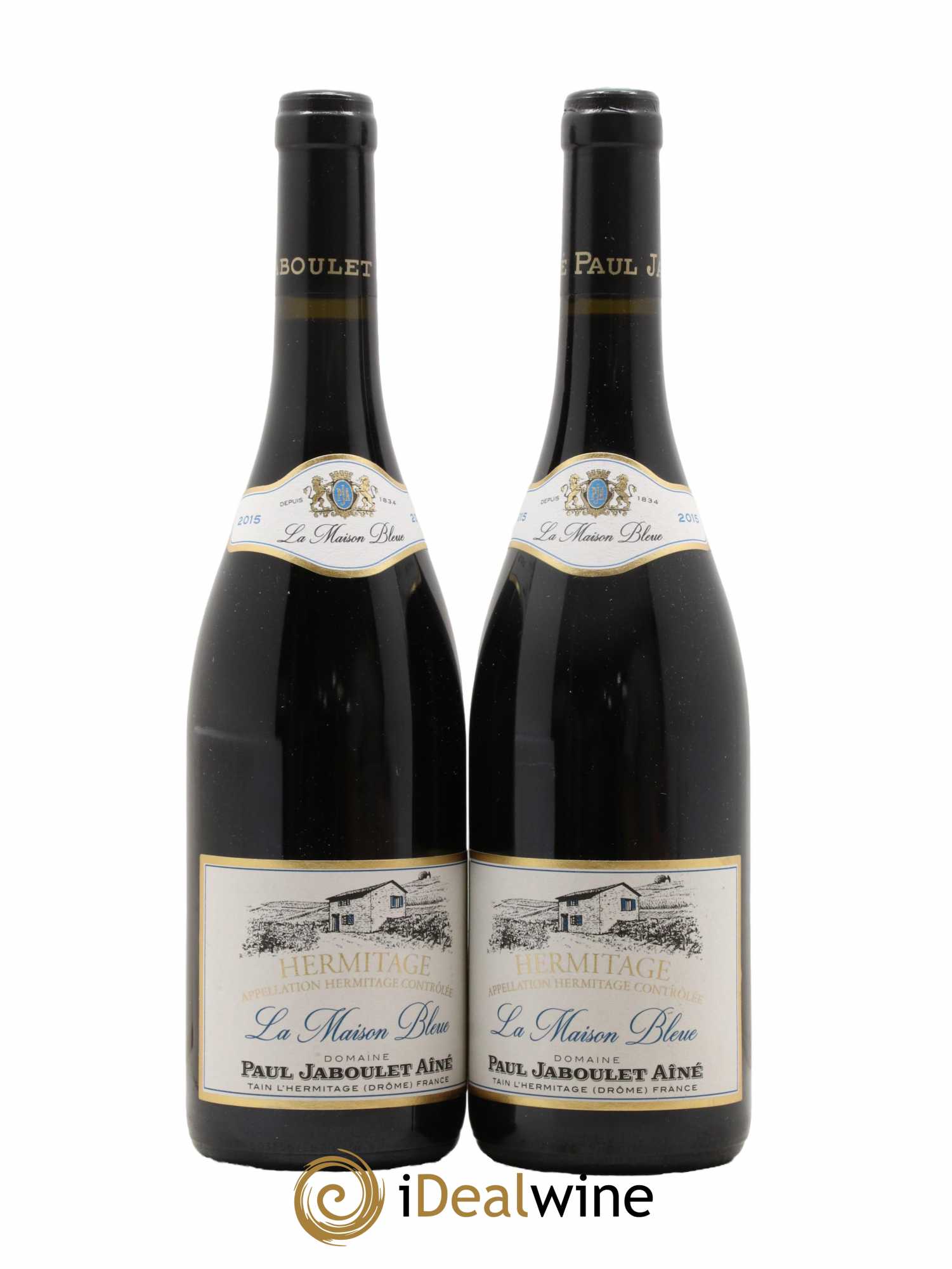 Hermitage La Maison Bleue Paul Jaboulet Ainé 2015 - Lot de 2 bouteilles - 0