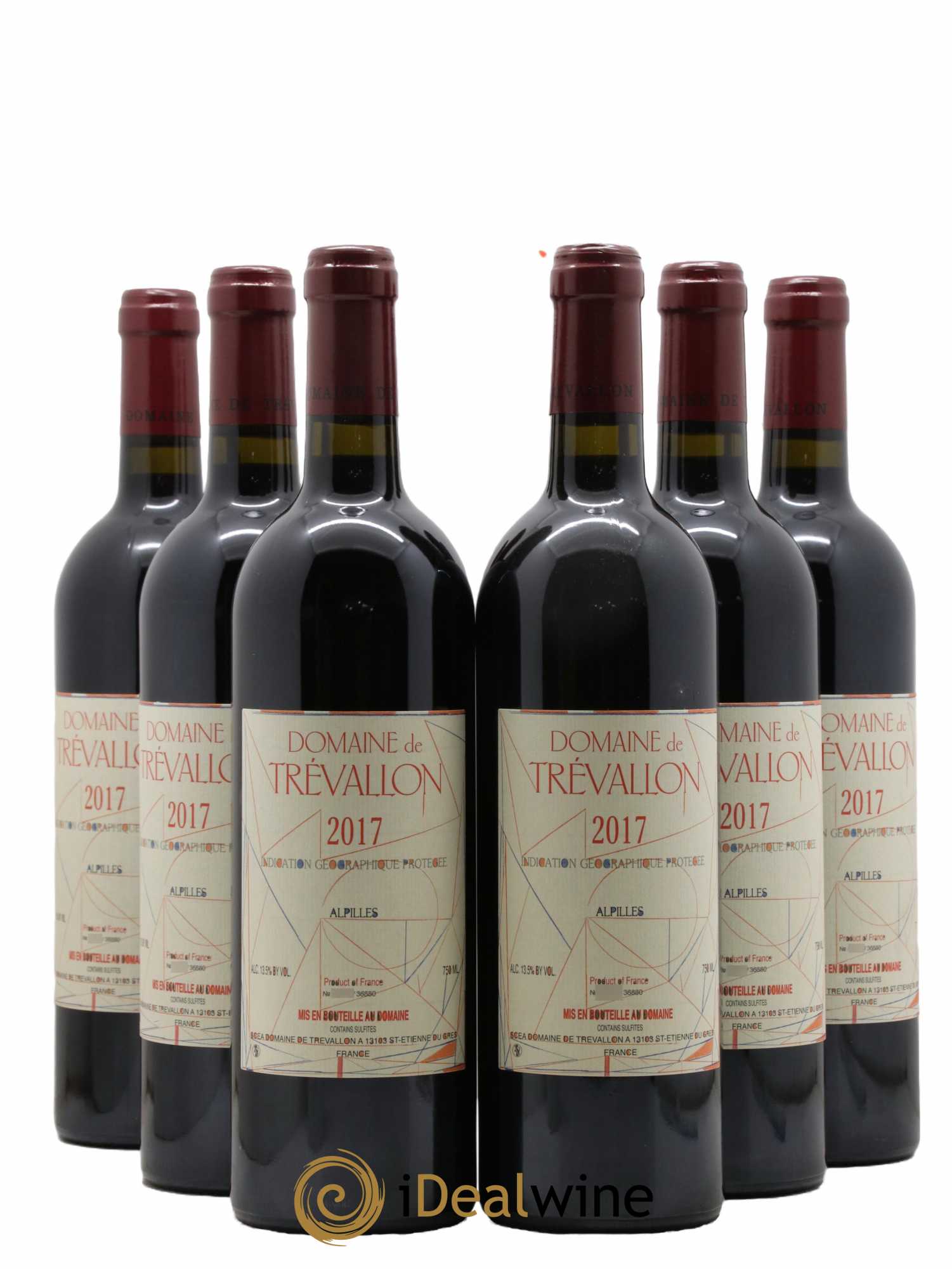 Alpilles Trévallon (Domaine de) Eloi Dürrbach 2017 - Lot de 6 bouteilles - 0