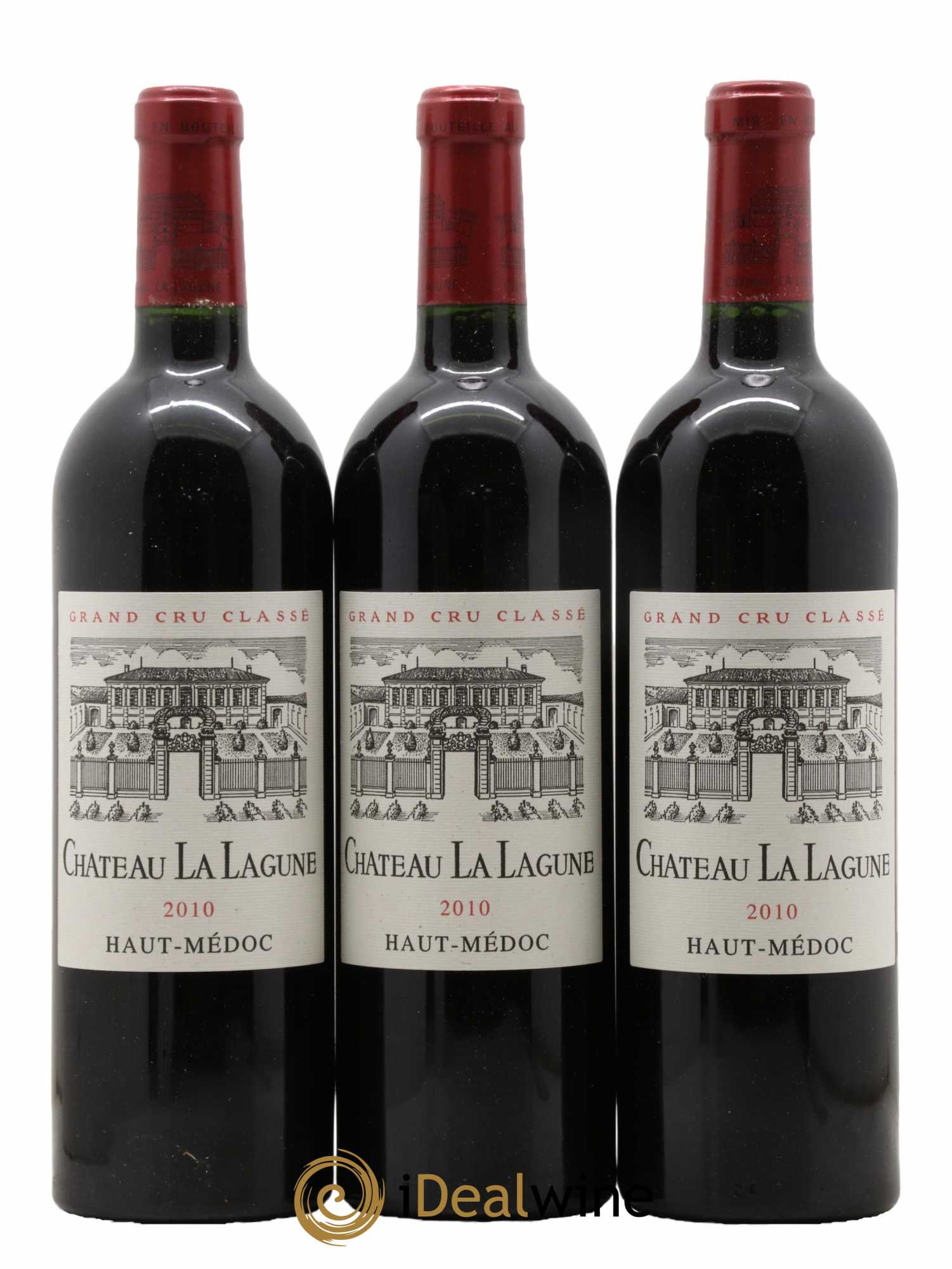 Château la Lagune 3ème Grand Cru Classé 2010 - Lot de 3 bouteilles - 0