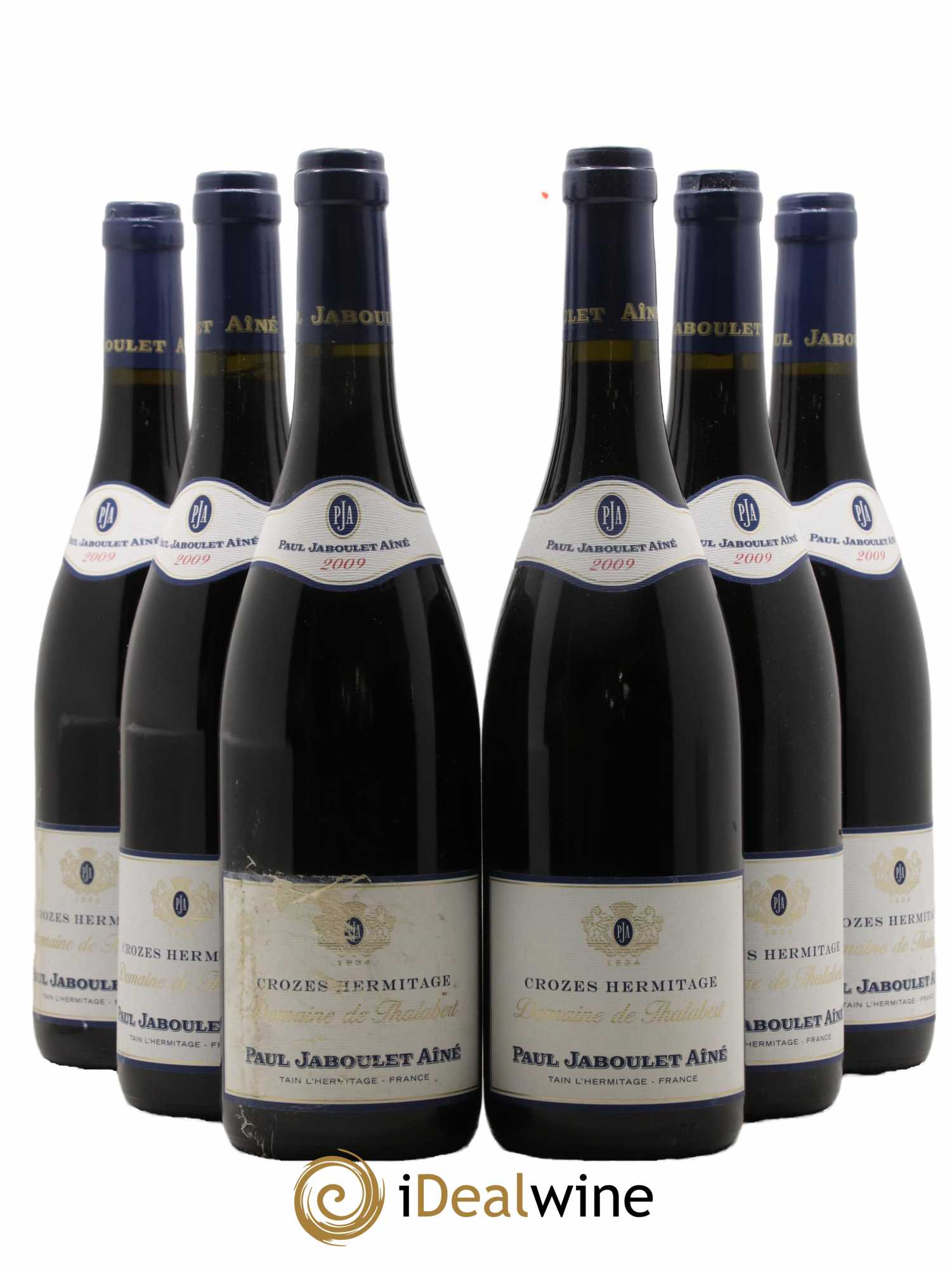 Crozes-Hermitage Domaine de Thalabert Paul Jaboulet Ainé 2009 - Lot de 6 bouteilles - 0