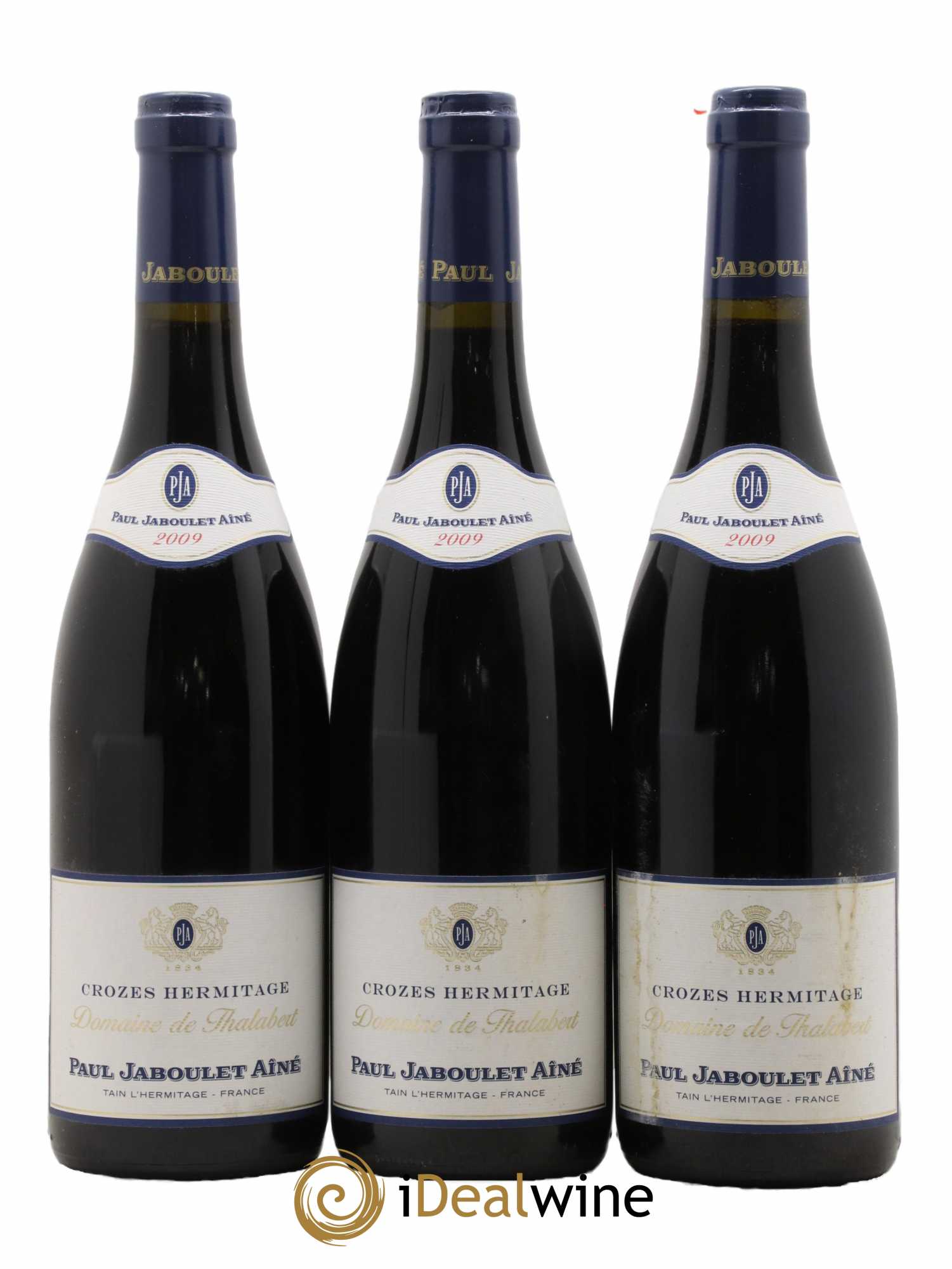 Crozes-Hermitage Domaine de Thalabert Paul Jaboulet Ainé 2009 - Posten von 6 Flaschen - 1