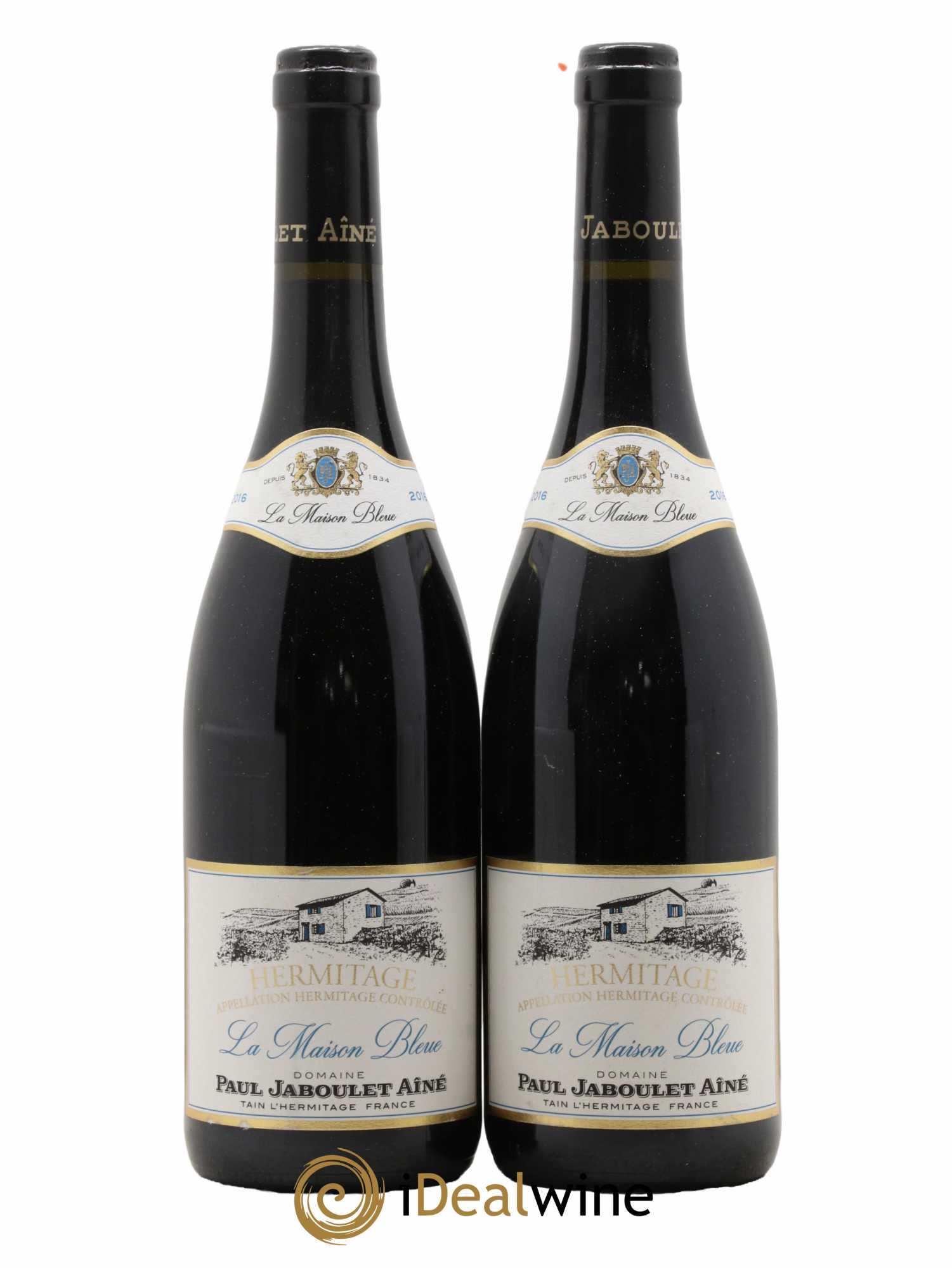 Hermitage La Maison Bleue Paul Jaboulet Ainé 2016 - Lot de 2 bouteilles - 0