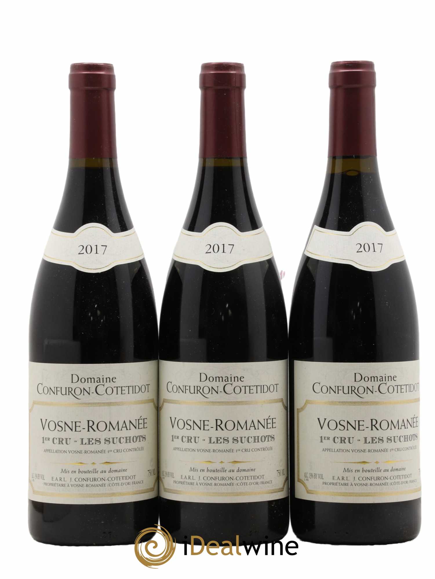 Vosne-Romanée 1er Cru Les Suchots Confuron-Cotetidot 2017 - Lot de 3 bouteilles - 0