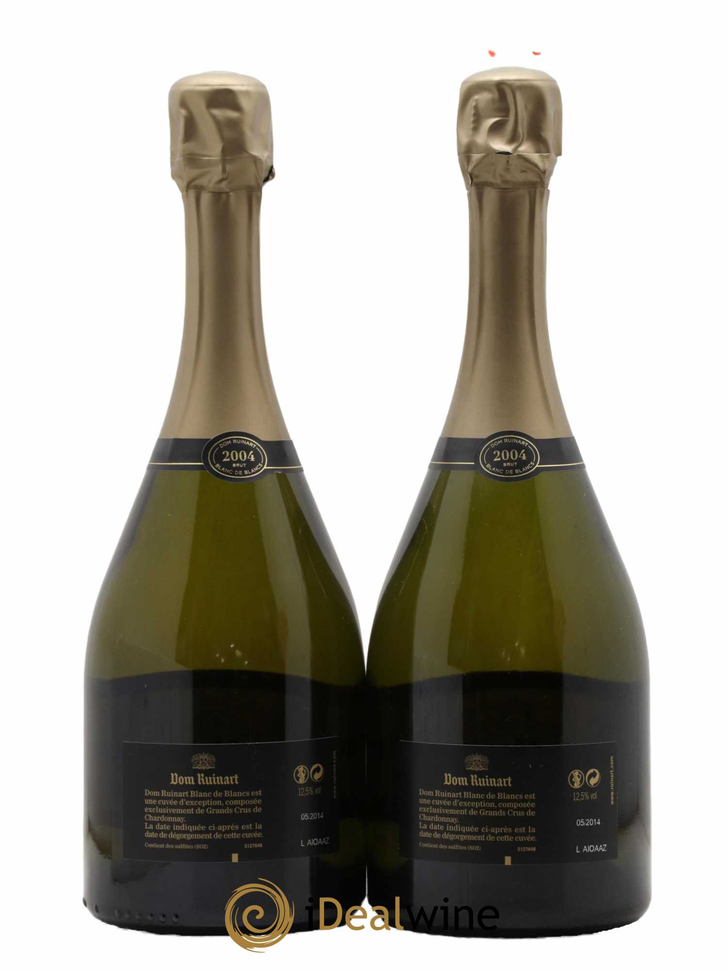 Dom Ruinart Brut Ruinart 2004 - Lot de 2 bouteilles - 1