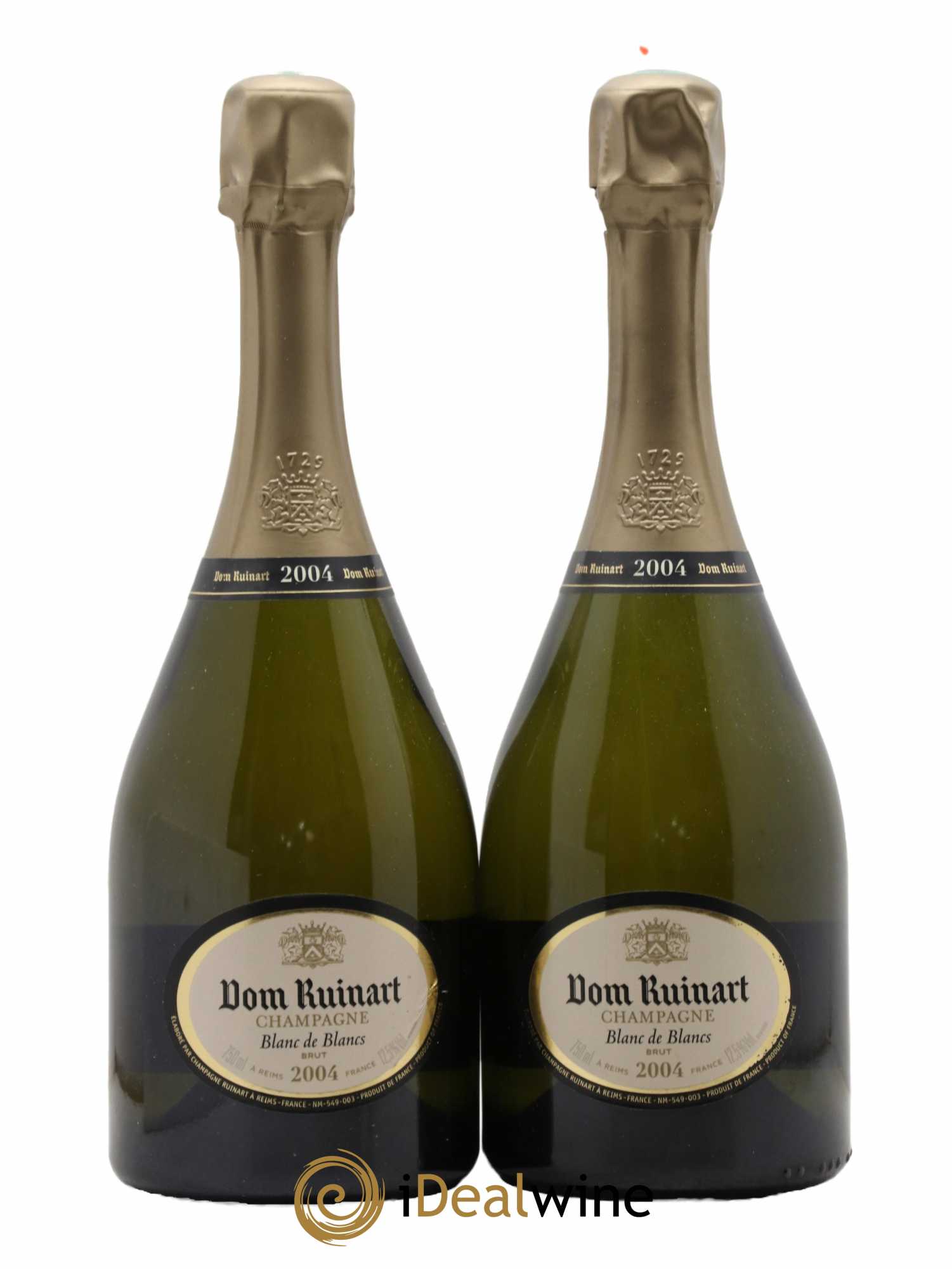 Dom Ruinart Brut Ruinart 2004 - Lot de 2 bouteilles - 0