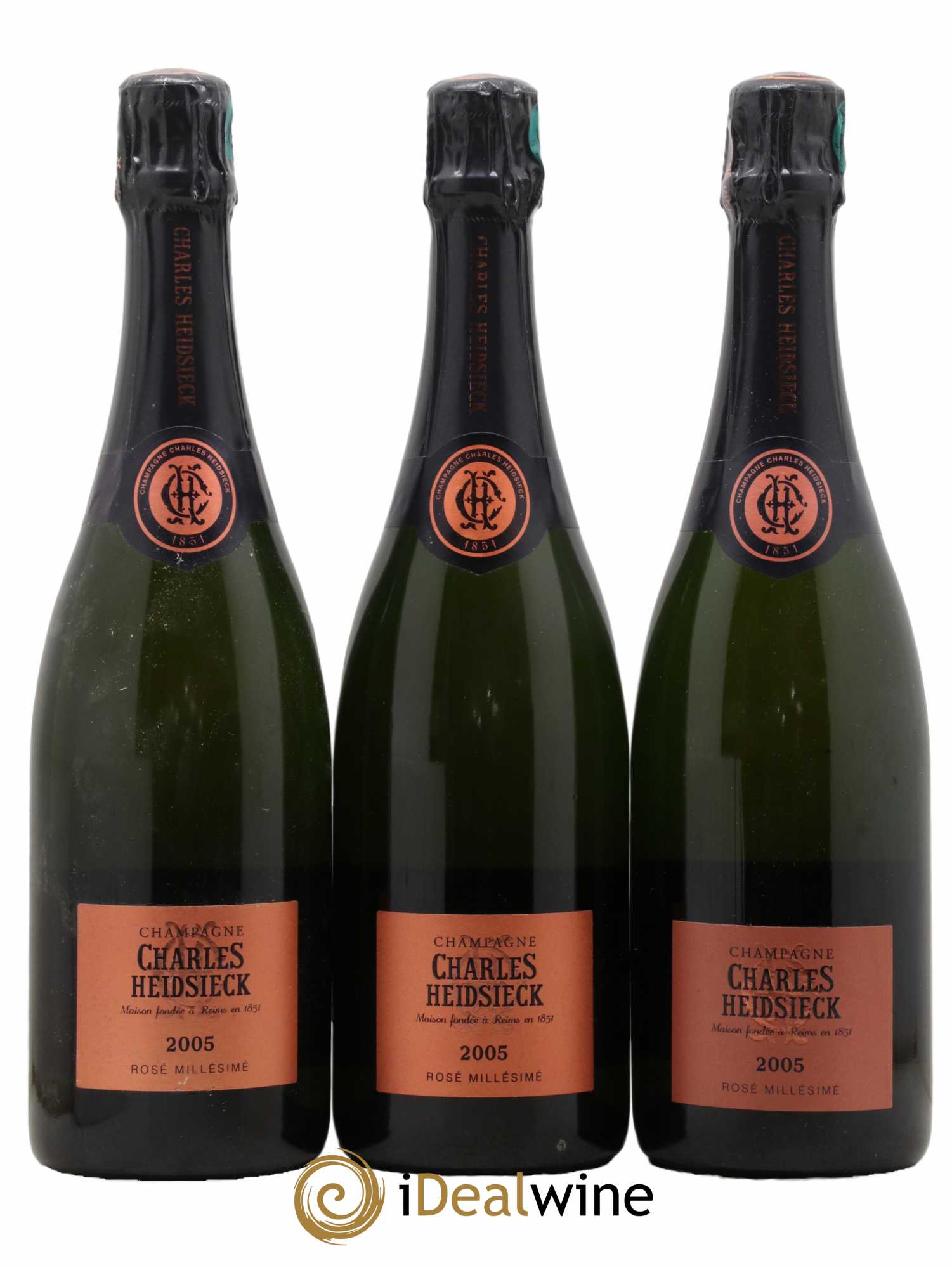 Millésimé Brut Charles Heidsieck 2005 - Lot de 3 bouteilles - 0