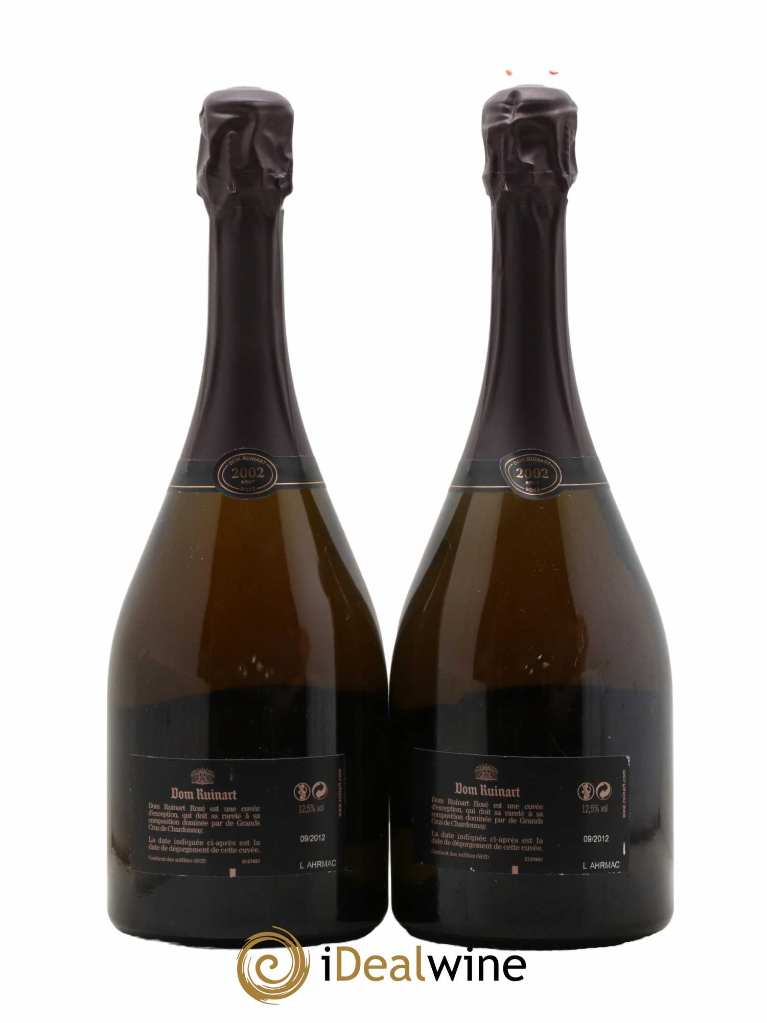 Dom Ruinart Brut Ruinart 2002 - Lot de 2 bouteilles - 1