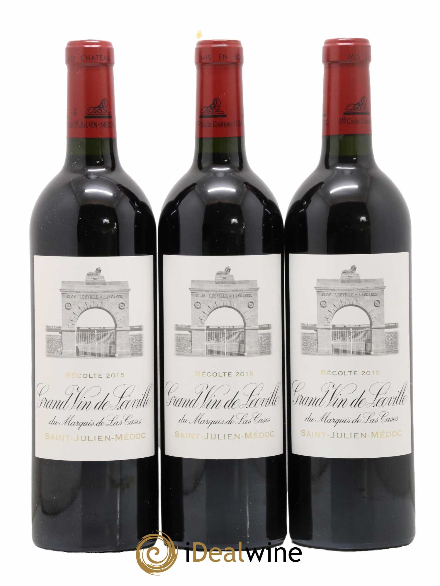 Château Léoville Las Cases 2ème Grand Cru Classé 2015 - Lot de 6 bouteilles - 1