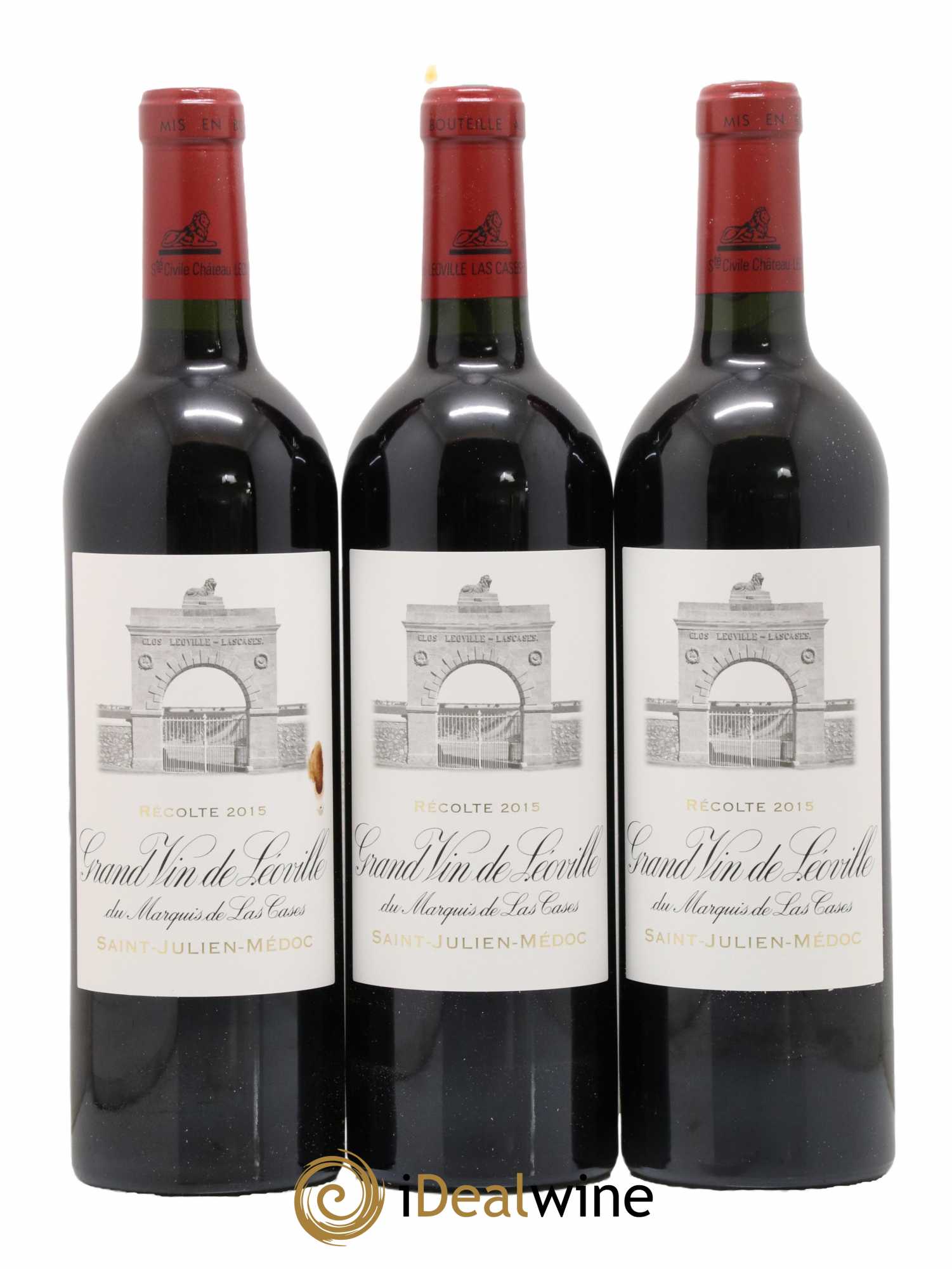Château Léoville Las Cases 2ème Grand Cru Classé 2015 - Lot de 6 bouteilles - 3