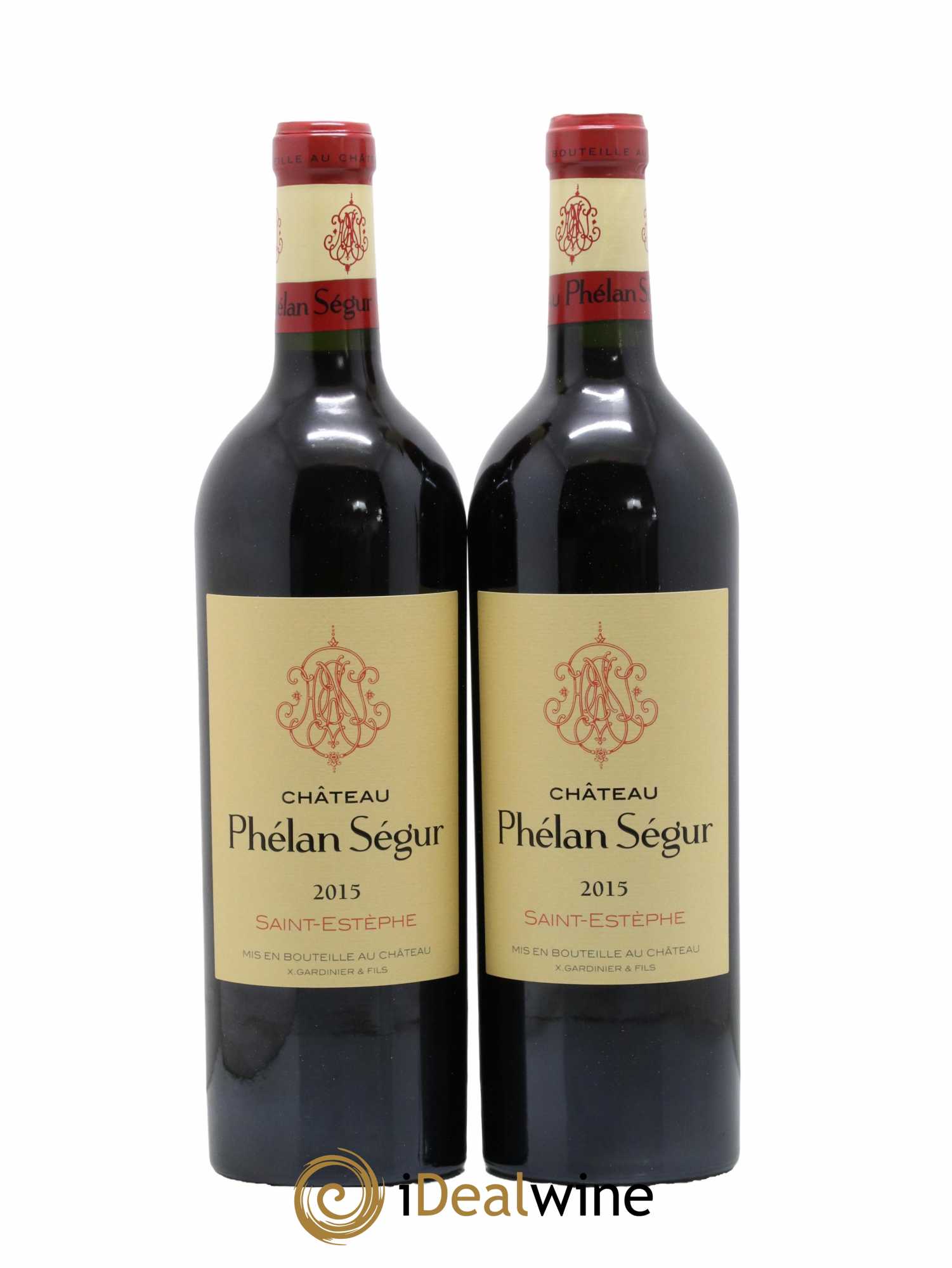 Château Phélan Ségur 2015 - Lot de 2 bouteilles - 0