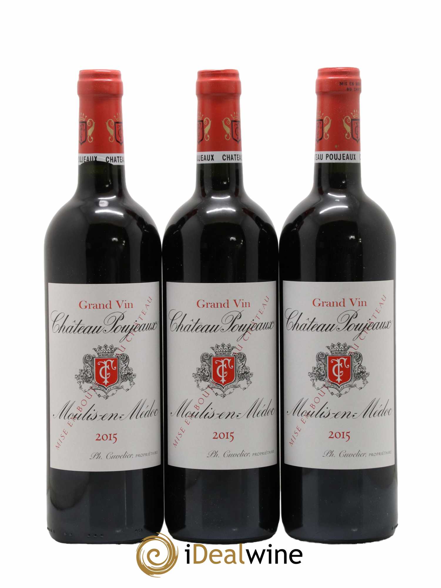 Château Poujeaux 2015 - Lot de 12 bouteilles - 1