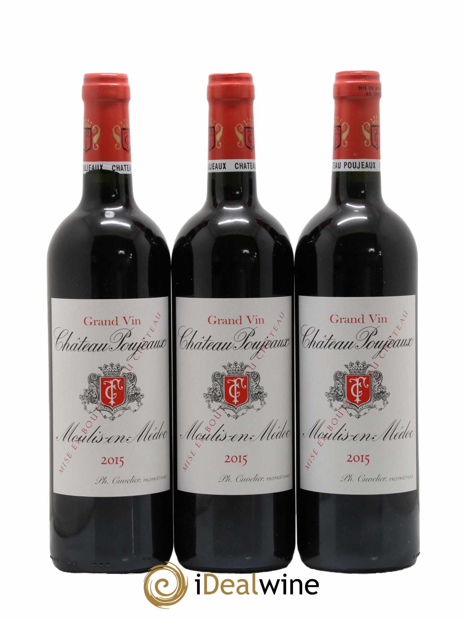 Château Poujeaux 2015 - Lot de 12 bouteilles - 2