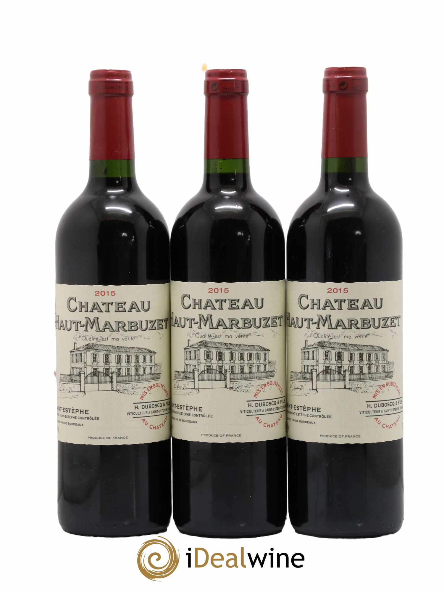 Château Haut Marbuzet 2015 - Lot de 12 bouteilles - 1