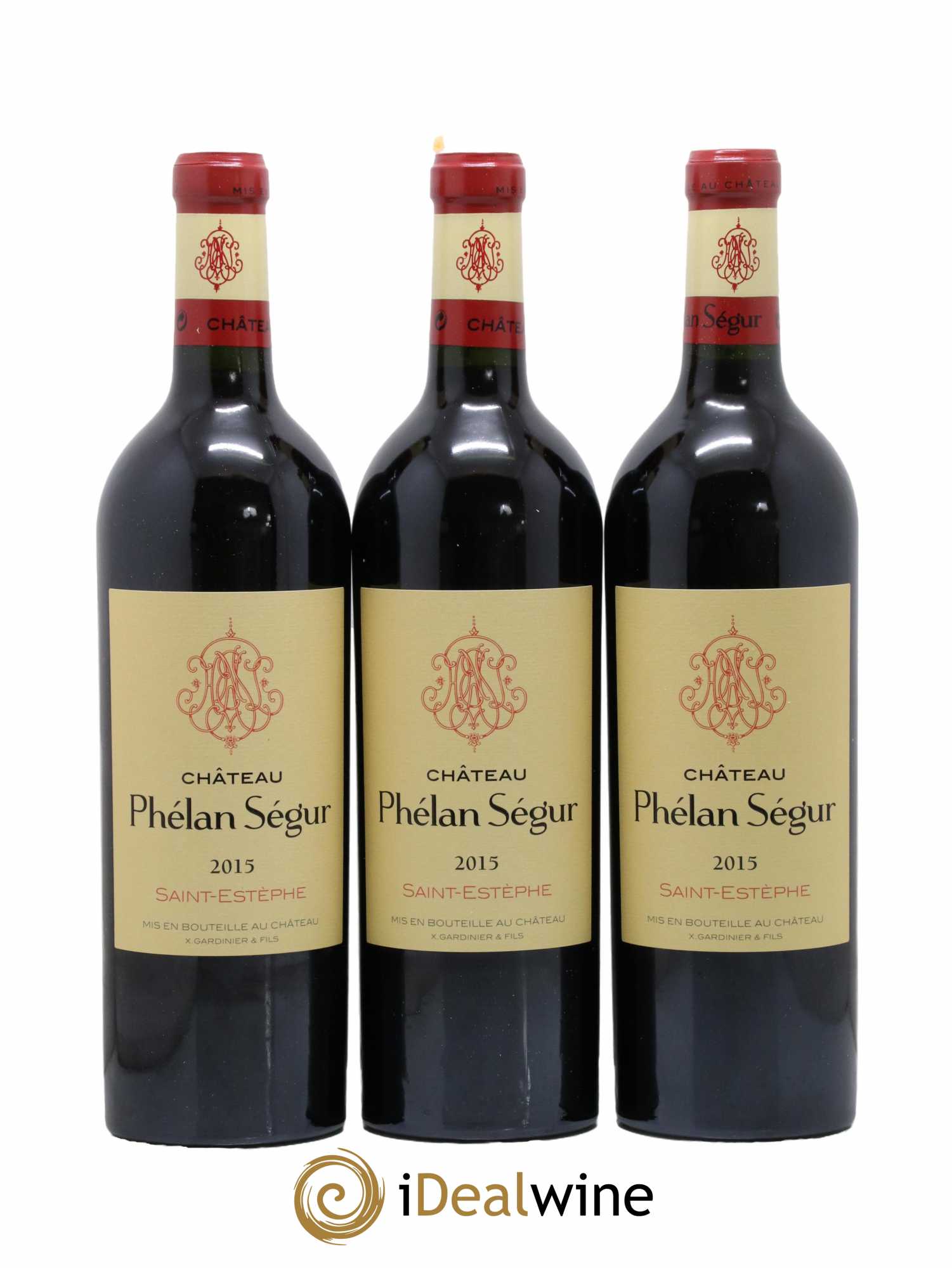 Château Phélan Ségur 2015 - Lot de 12 bouteilles - 2