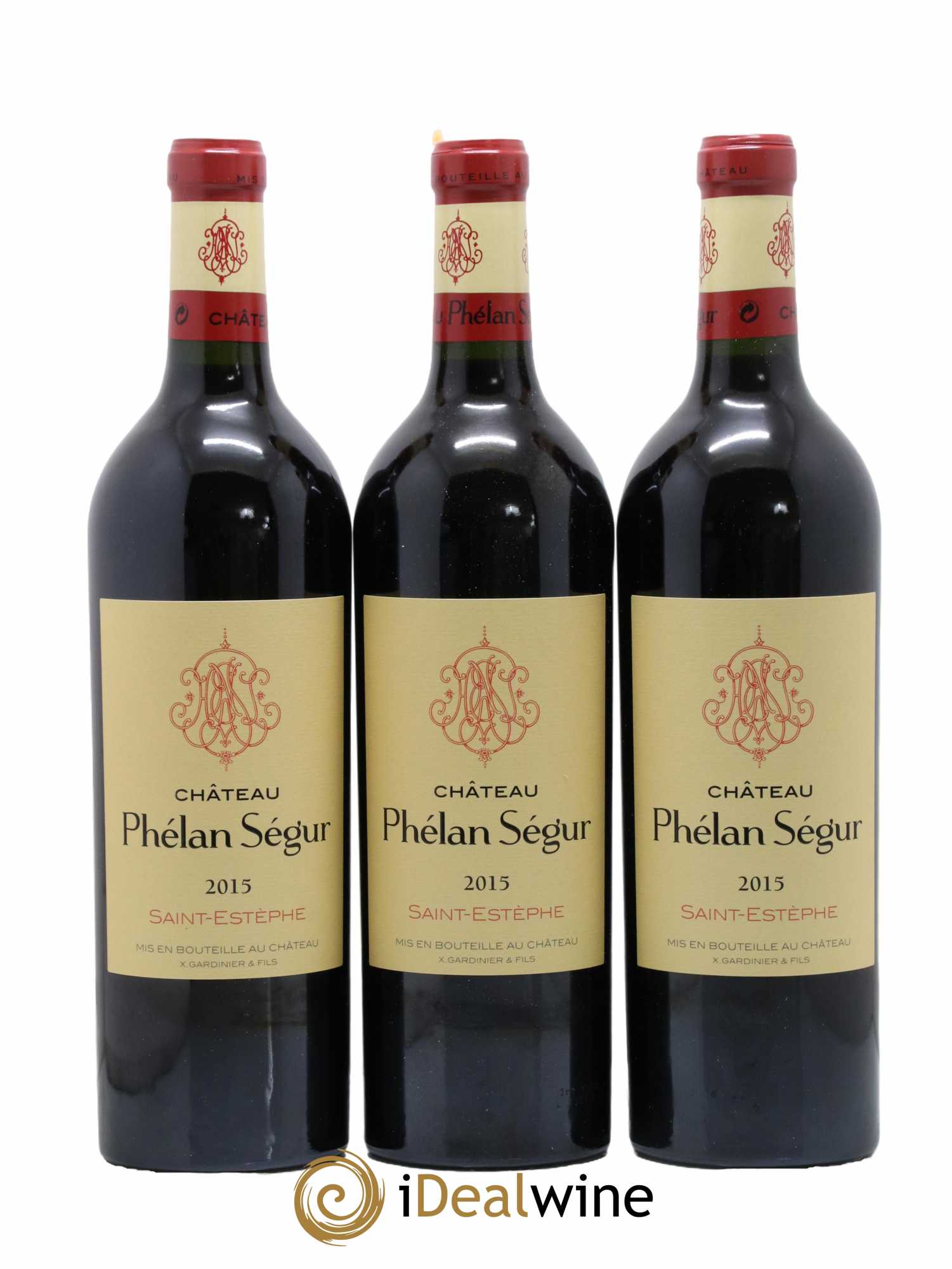 Château Phélan Ségur 2015 - Lot de 12 bouteilles - 1