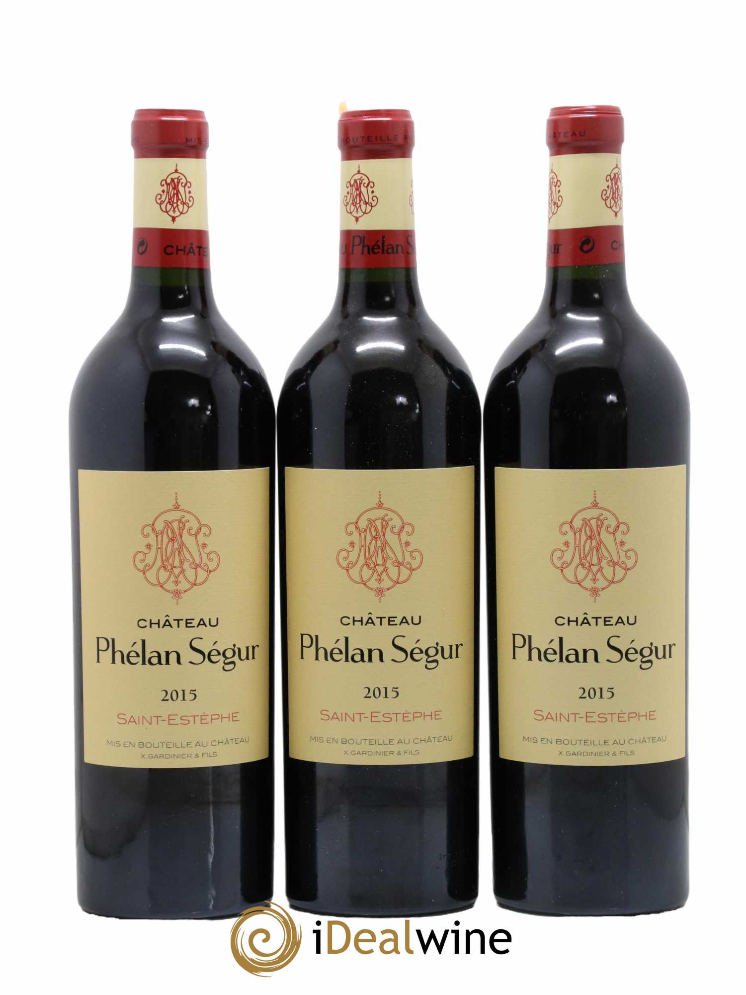 Château Phélan Ségur 2015 - Lot de 12 bouteilles - 2