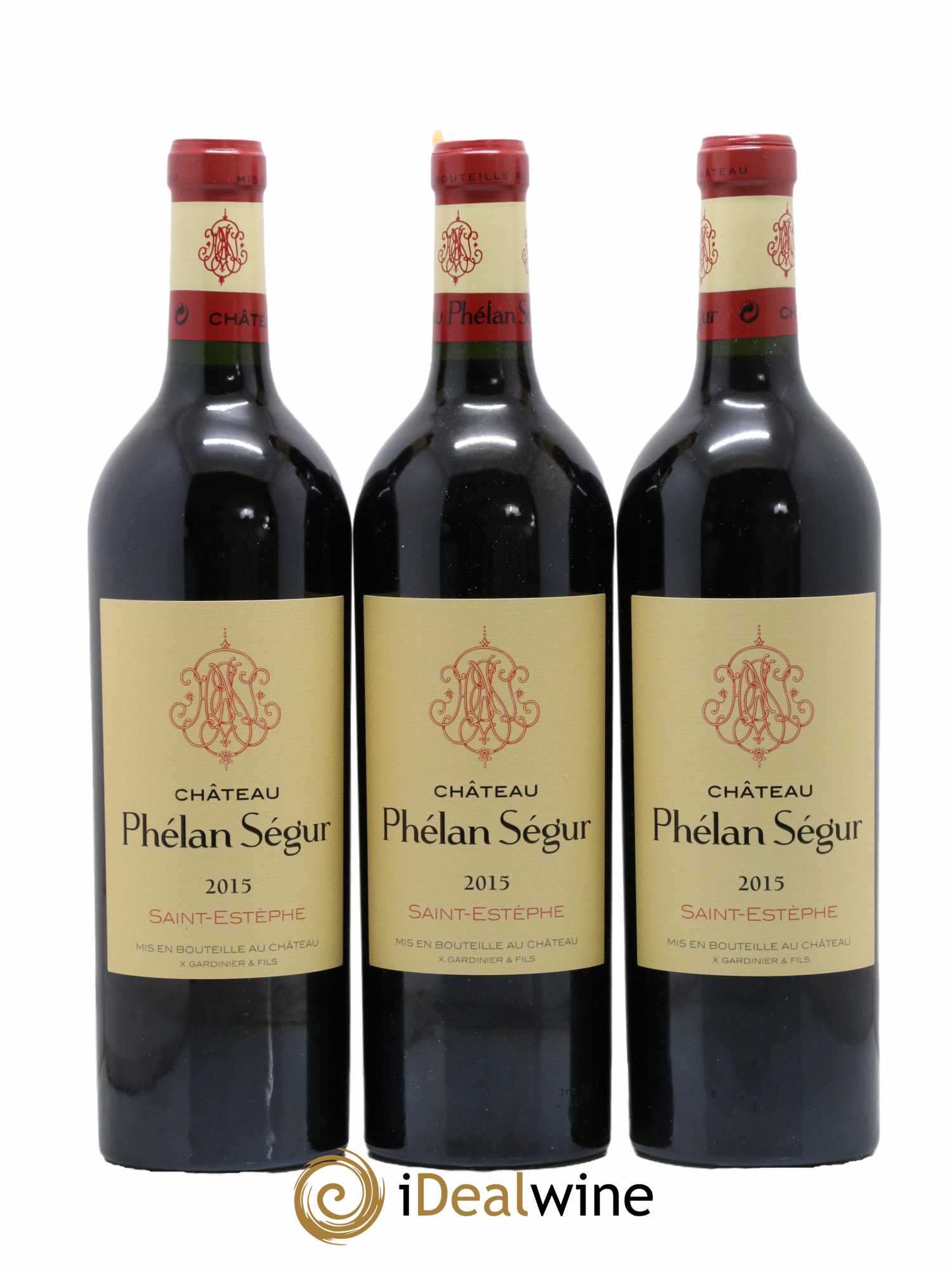 Château Phélan Ségur 2015 - Lot de 12 bouteilles - 3