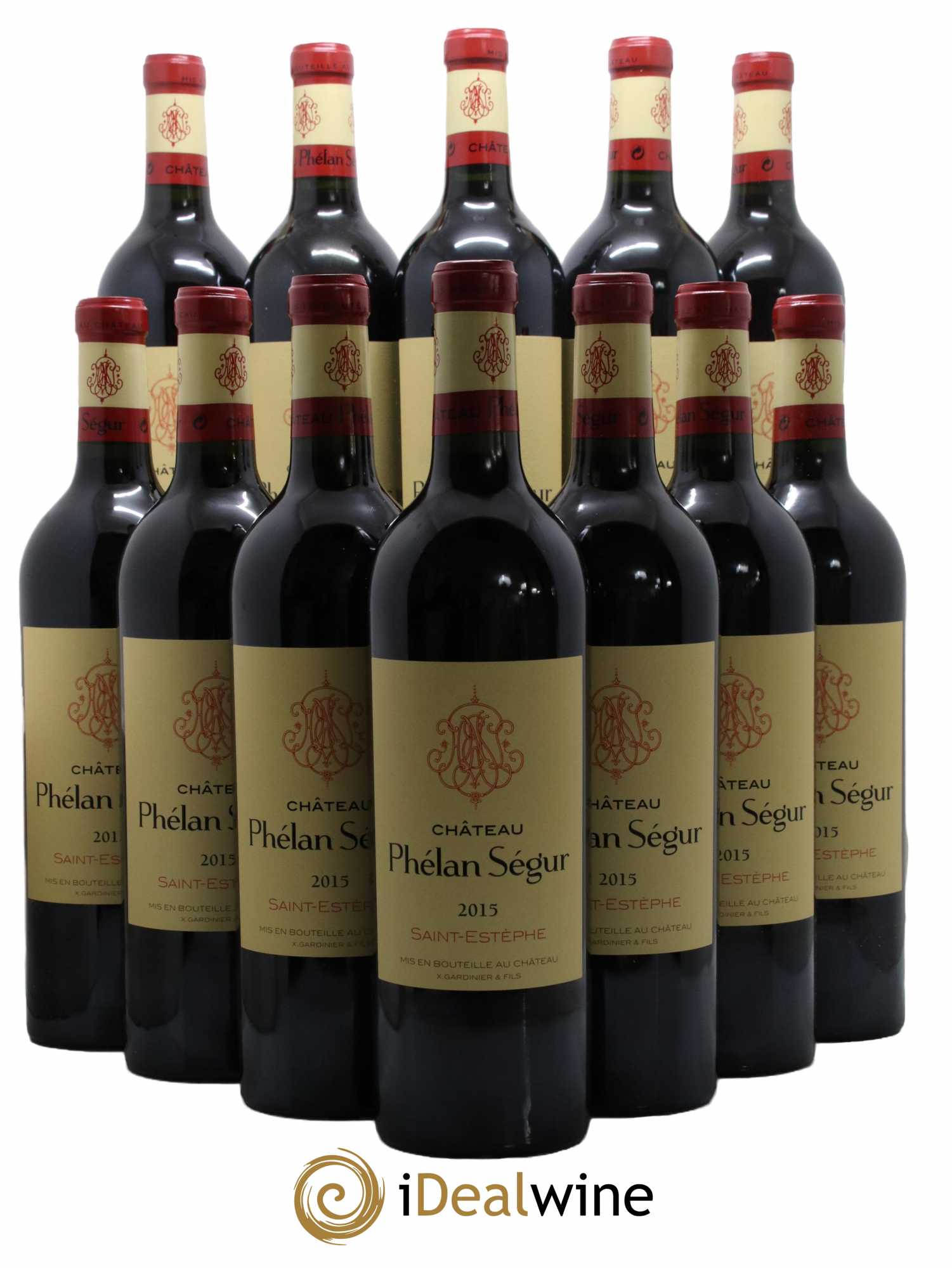 Château Phélan Ségur 2015 - Lot de 12 bouteilles - 0
