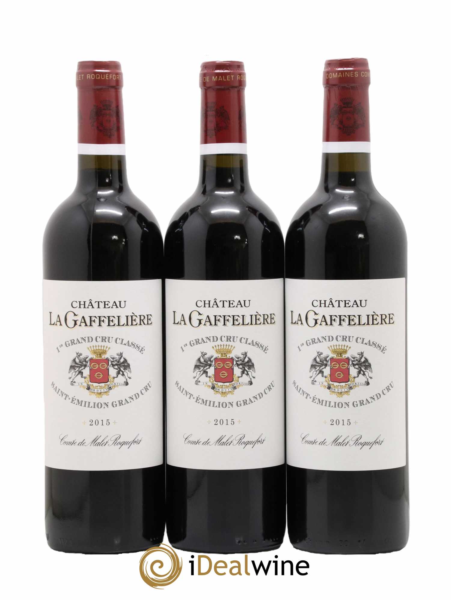 Château la Gaffelière 1er Grand Cru Classé B 2015 - Lot de 3 bouteilles - 0
