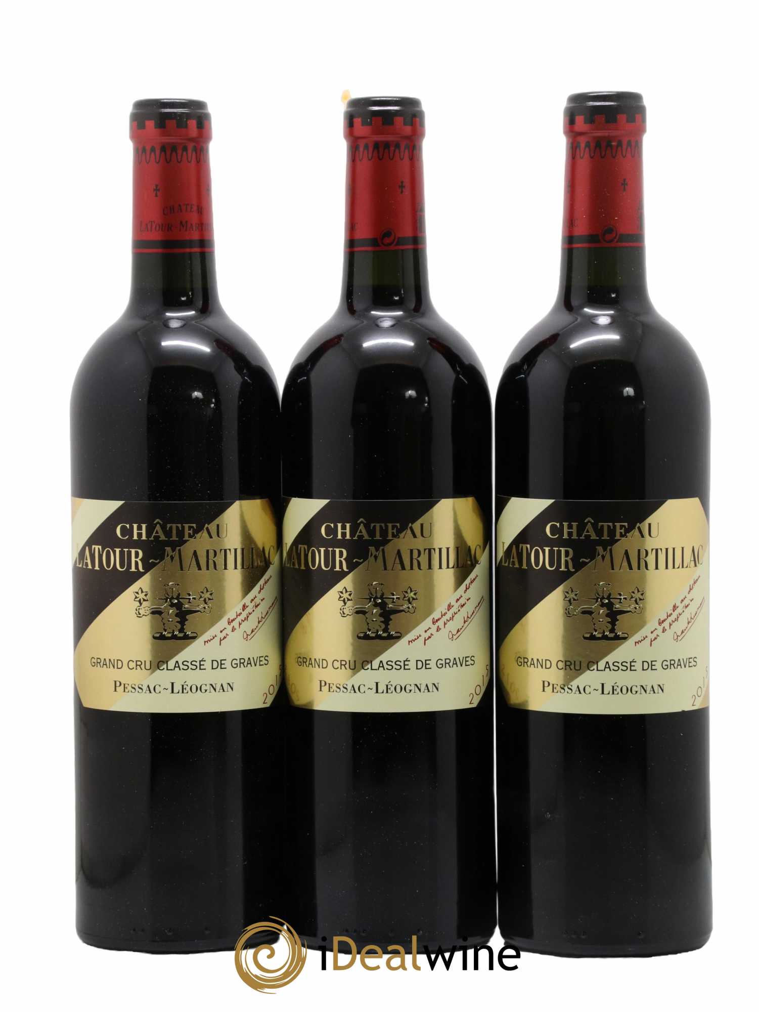 Château Latour-Martillac Cru Classé de Graves 2015 - Lot de 12 bouteilles - 1