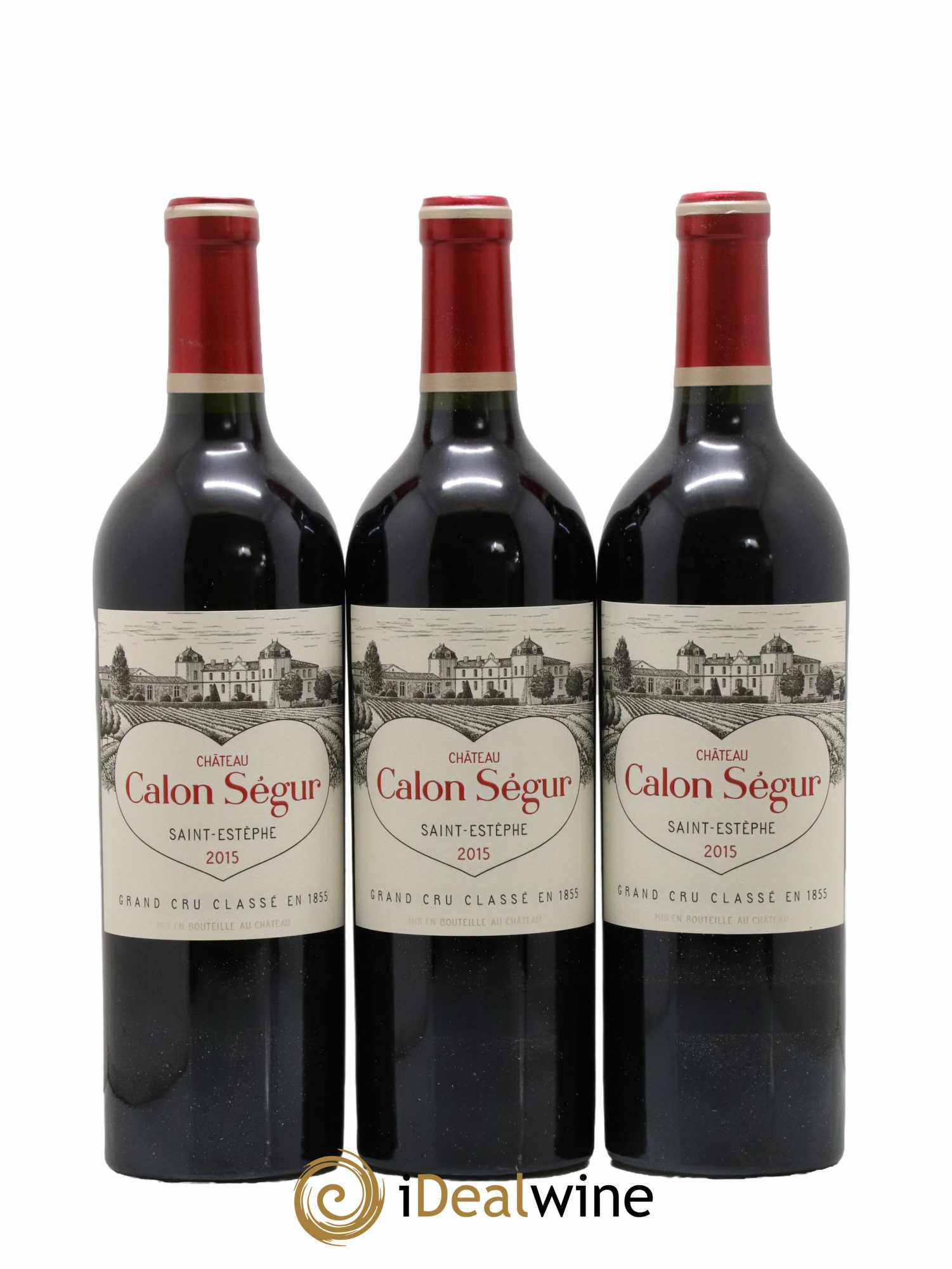 Château Calon Ségur 3ème Grand Cru Classé 2015 - Lot de 3 bouteilles - 0