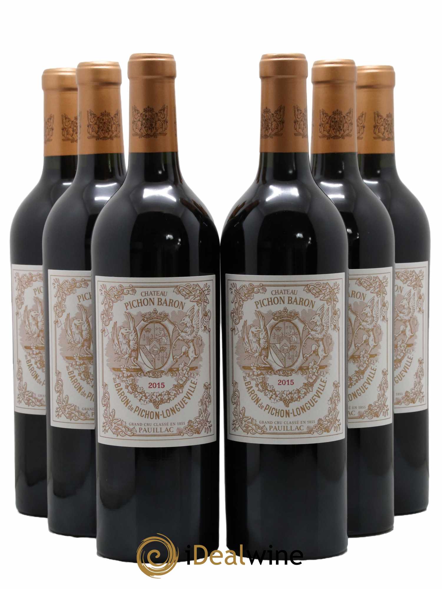 Pichon Longueville Baron 2ème Grand Cru Classé 2015 - Lot de 6 bouteilles - 0