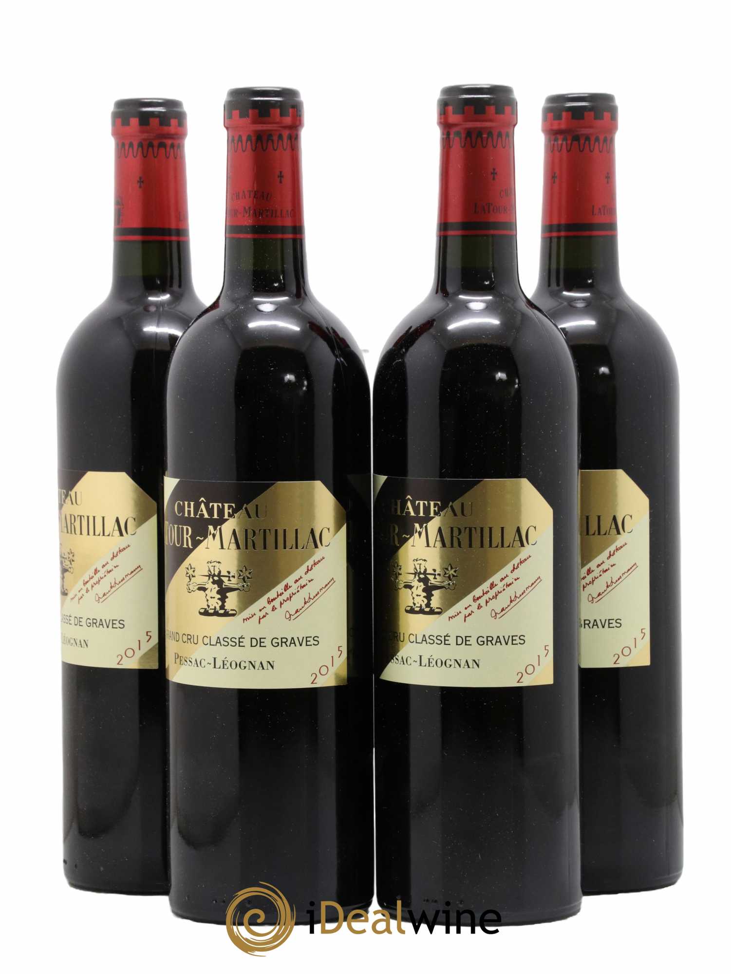 Château Latour-Martillac Cru Classé de Graves 2015 - Lot de 4 bouteilles - 1