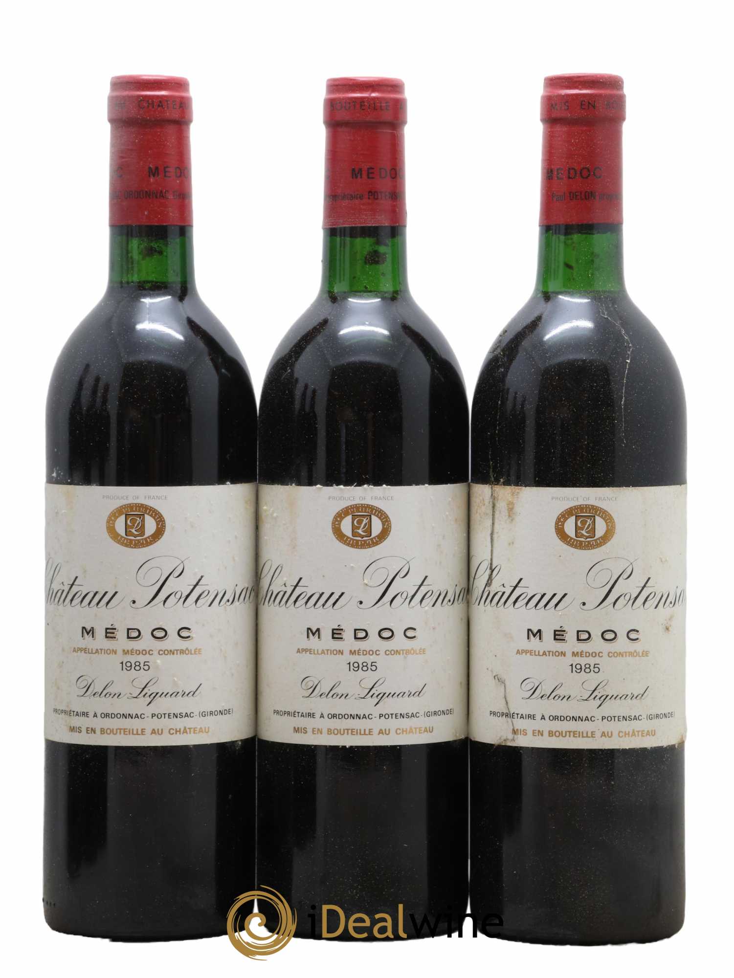 Château Potensac 1985 - Lot de 6 bouteilles - 1