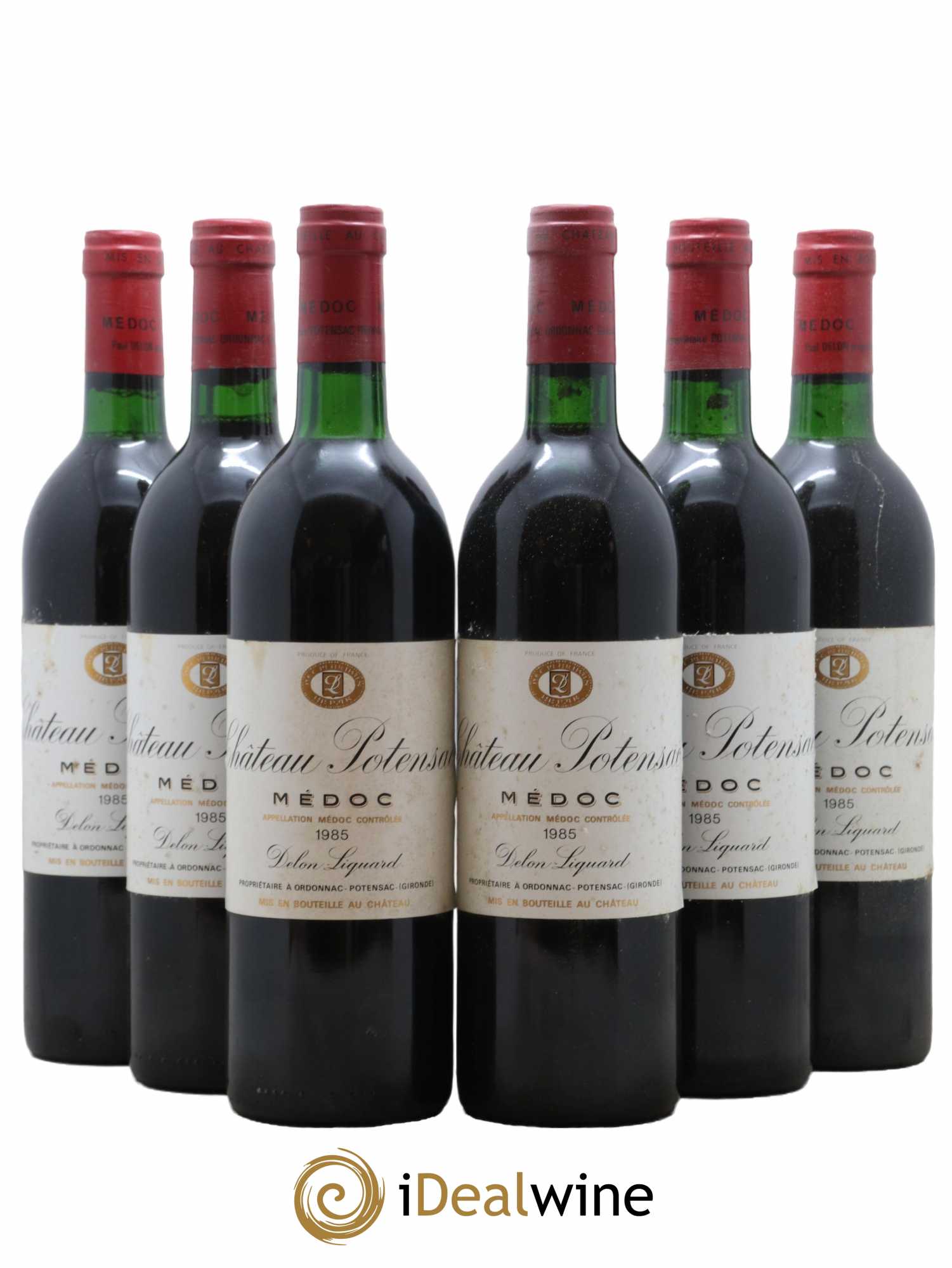 Château Potensac 1985 - Lot de 6 bouteilles - 0