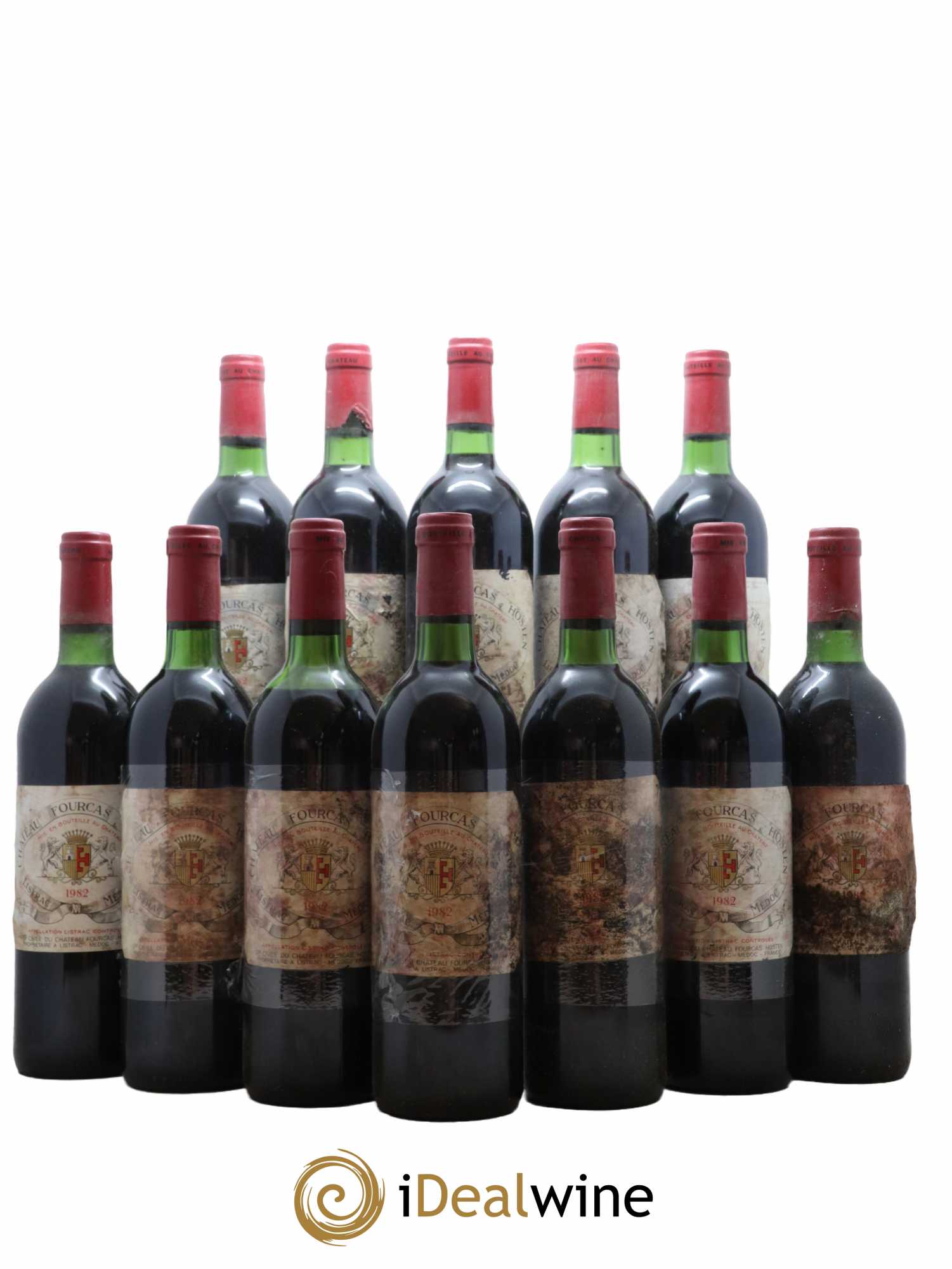 Château Fourcas Hosten Cru Bourgeois 1982 - Lot de 12 bouteilles - 0