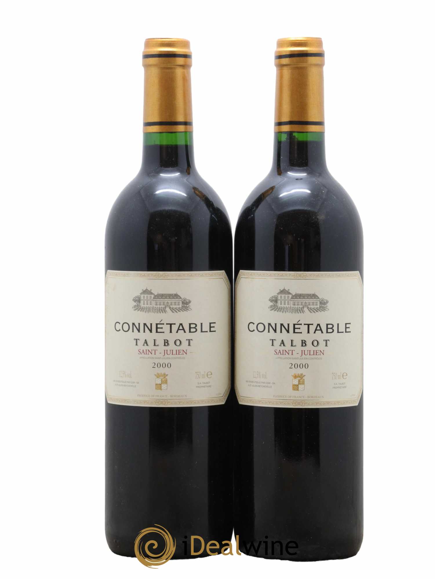Connétable de Talbot Second Vin 2000 - Lot de 2 bouteilles - 0