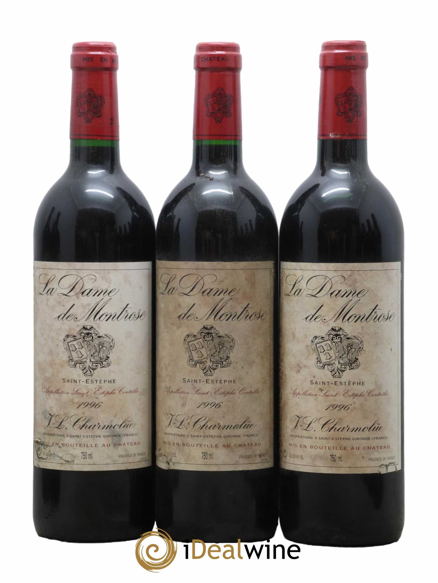 La Dame de Montrose Second Vin 1996 - Lot of 12 bottles - 2