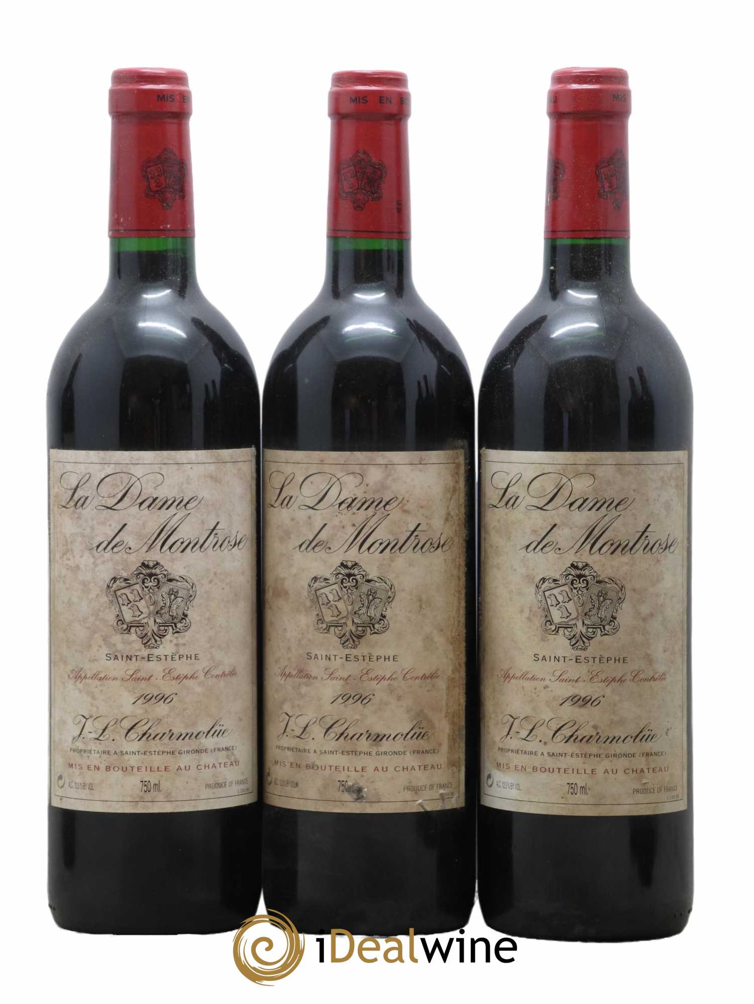 La Dame de Montrose Second Vin 1996 - Lot of 12 bottles - 3
