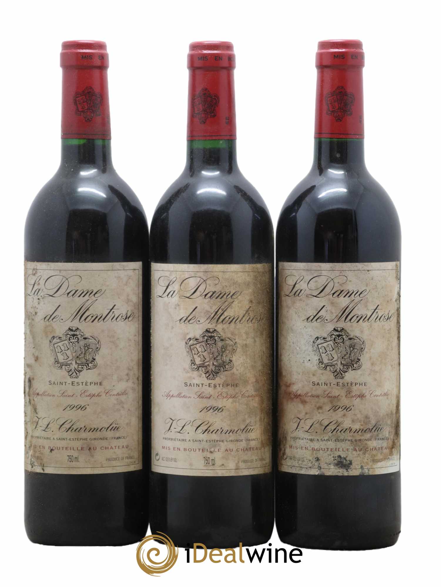 La Dame de Montrose Second Vin 1996 - Lot of 12 bottles - 4