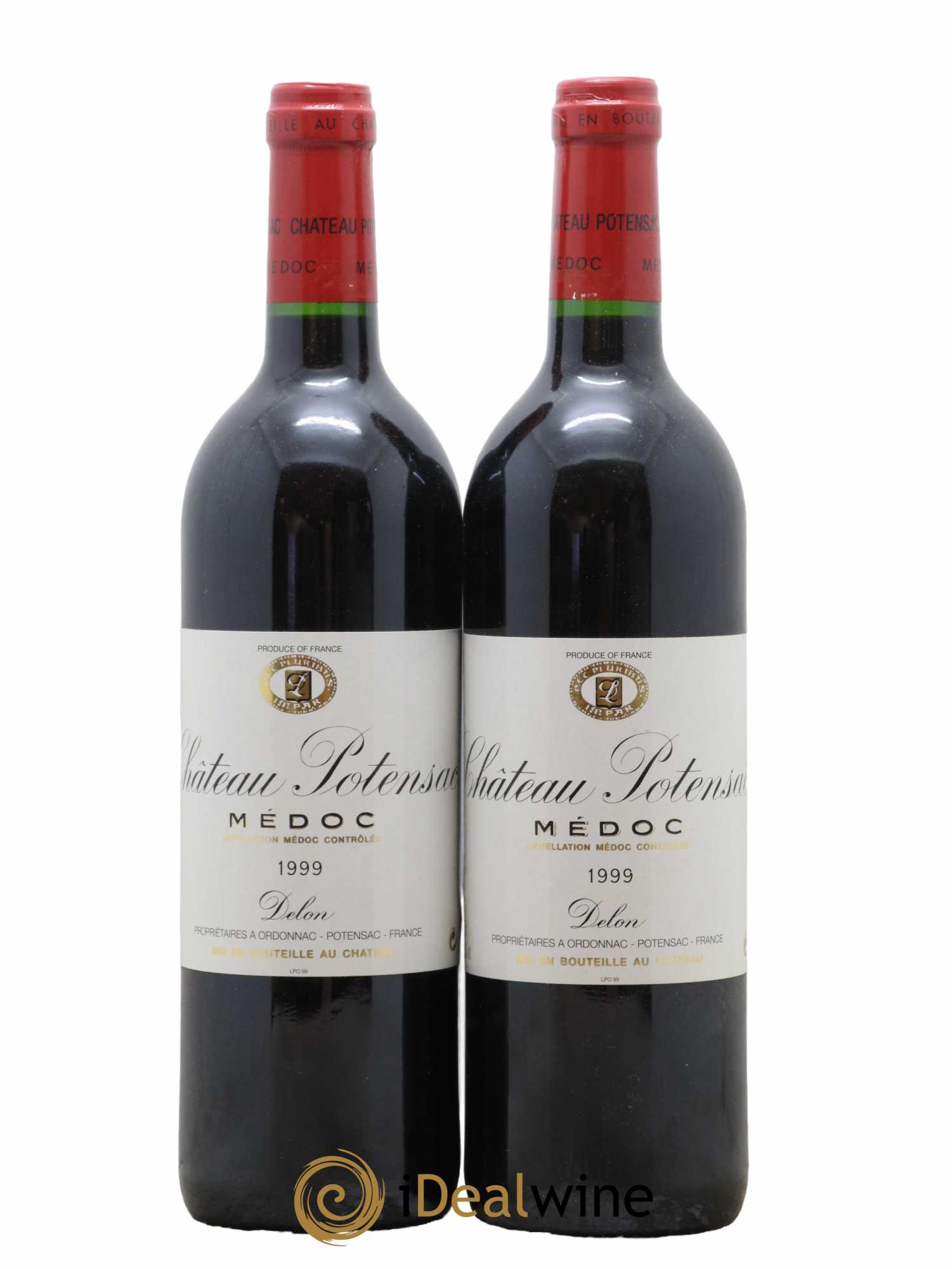 Château Potensac 1999 - Lot de 2 bouteilles - 0