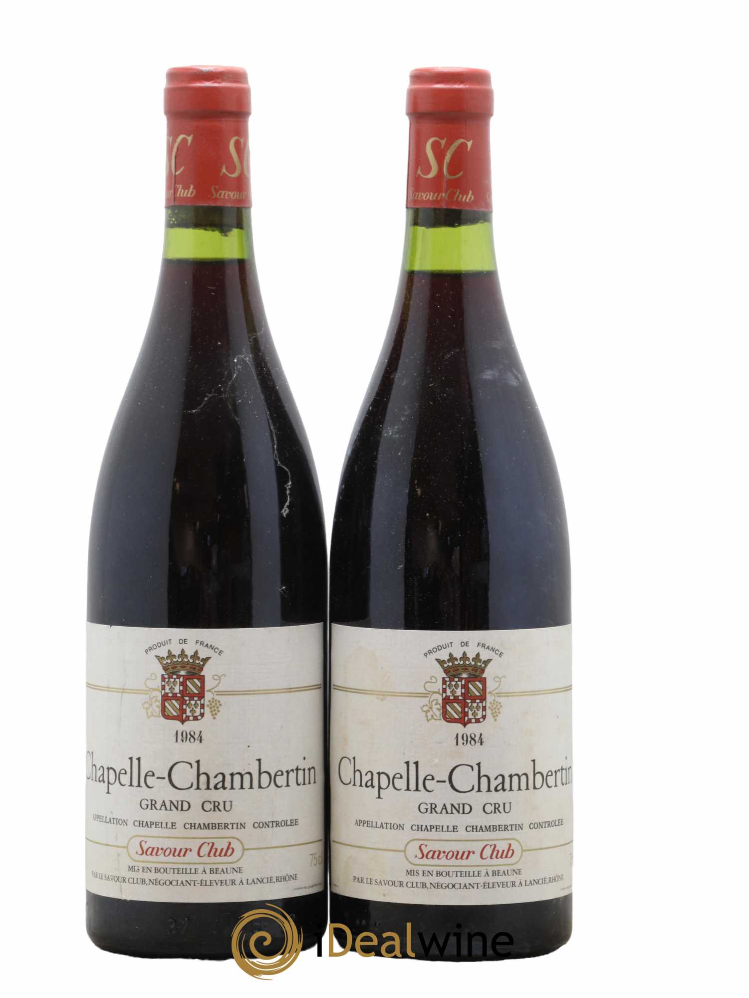 Chapelle-Chambertin Grand Cru Savour Club 1984 - Lot de 2 bouteilles - 0