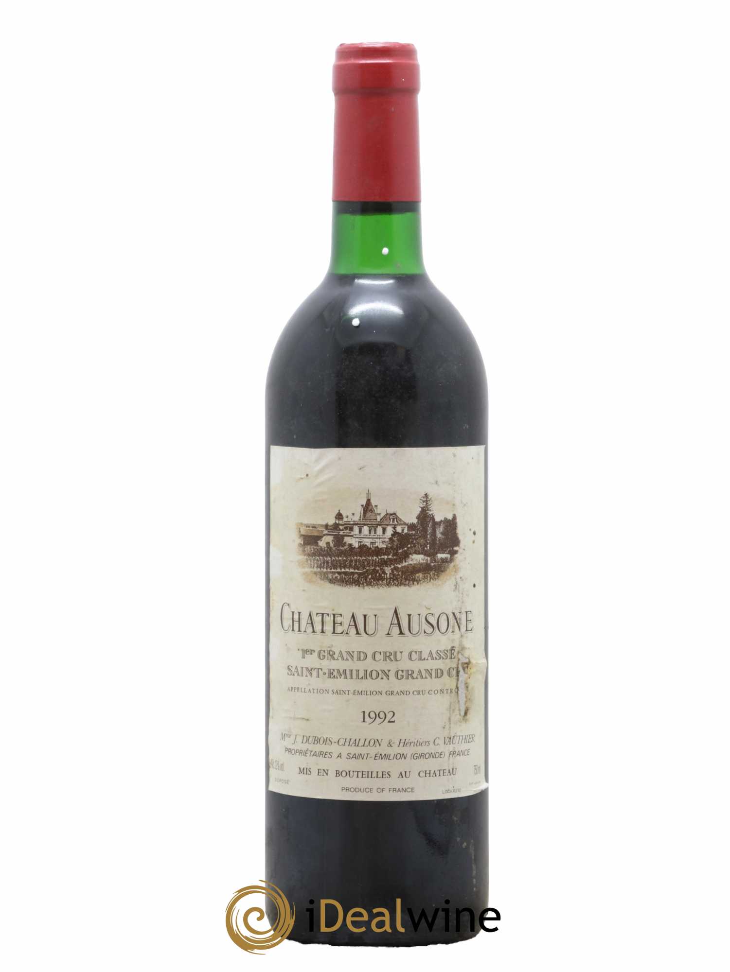 Château Ausone 1er Grand Cru Classé A 1992 - Lot de 1 bouteille - 0