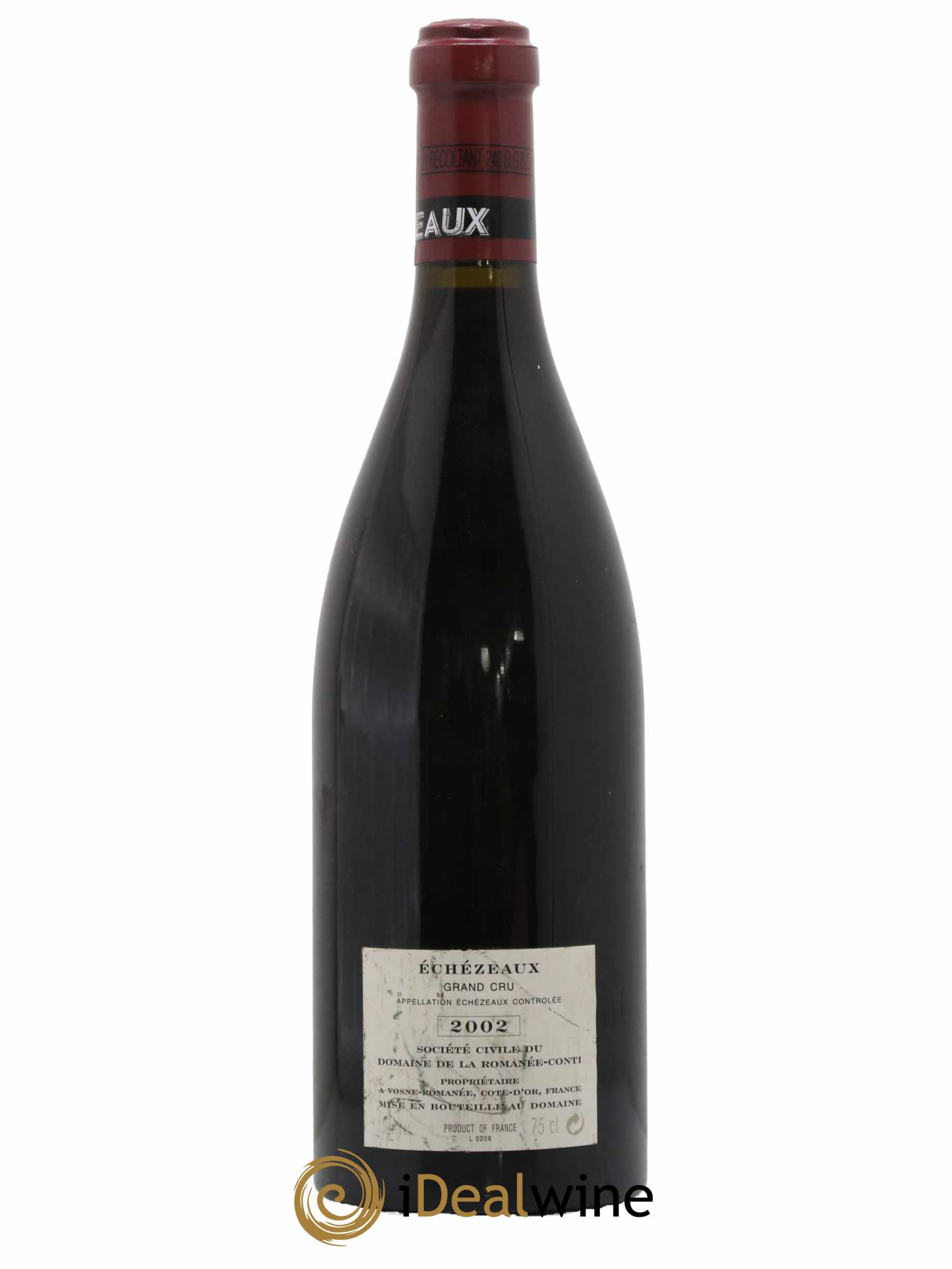 Echezeaux Grand Cru Domaine de la Romanée-Conti 2002 - Lot de 1 bouteille - 1