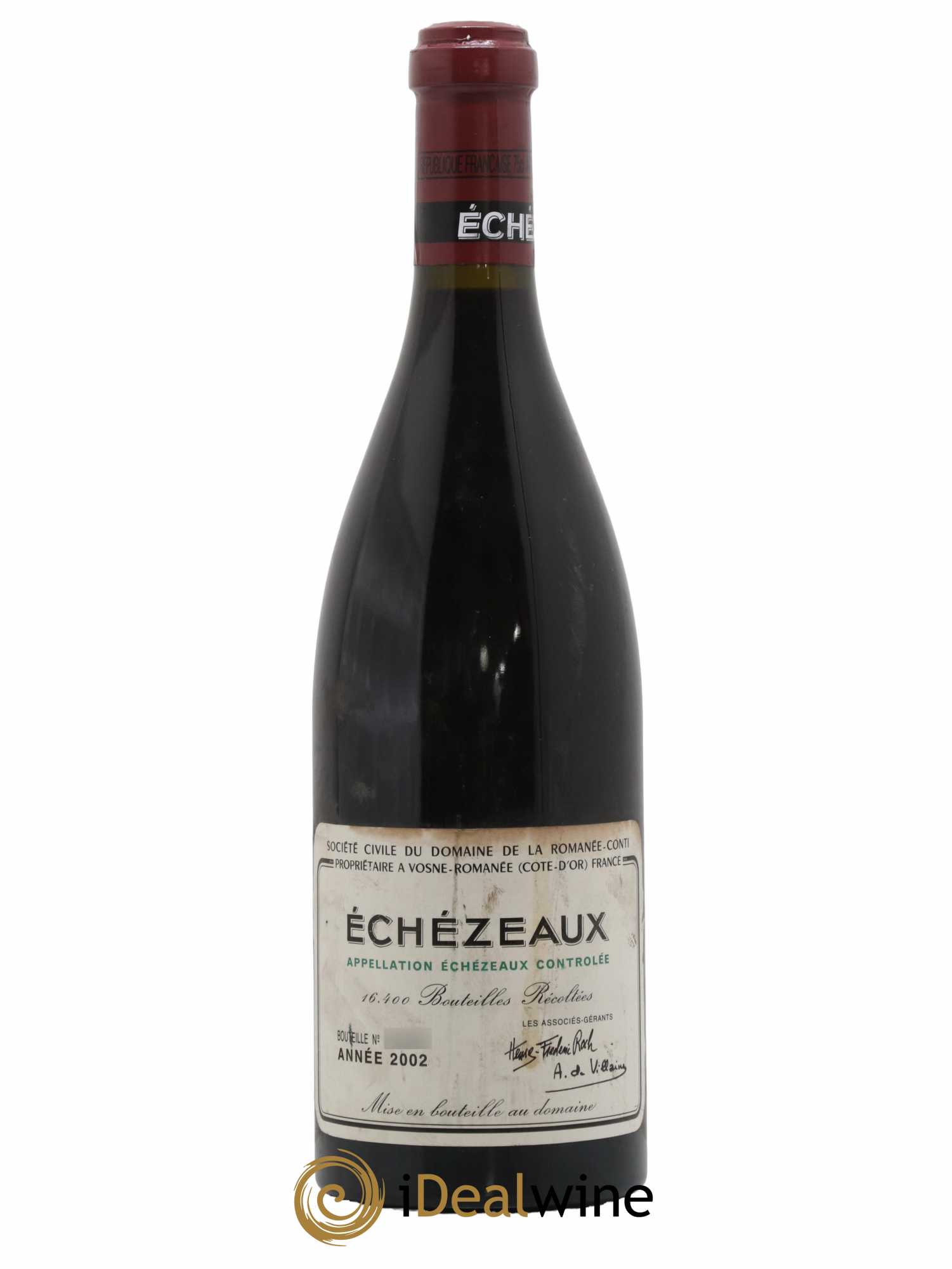 Echezeaux Grand Cru Domaine de la Romanée-Conti 2002 - Lot de 1 bouteille - 0