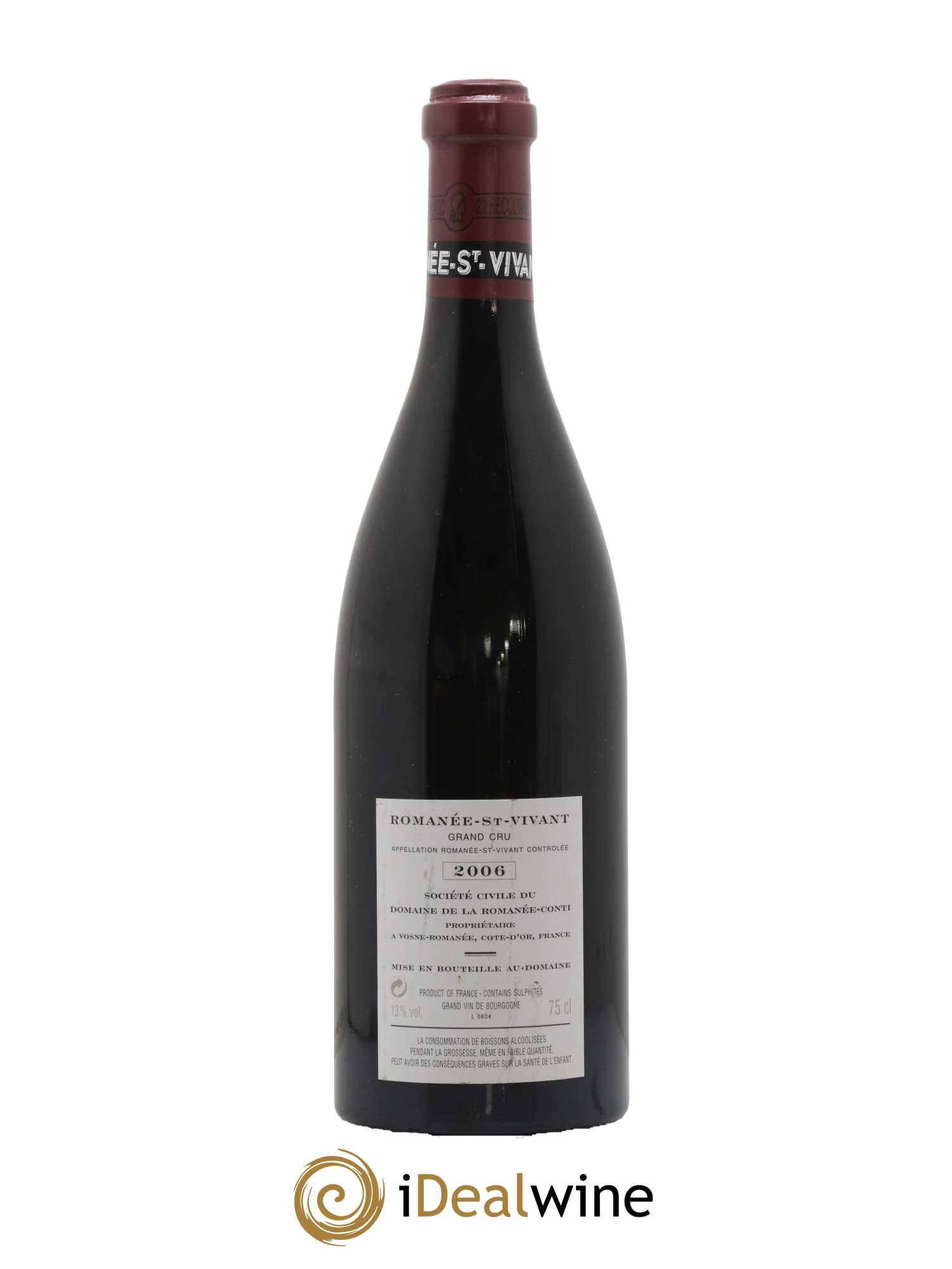 Romanée-Saint-Vivant Grand Cru Domaine de la Romanée-Conti 2006 - Lot de 1 bouteille - 1