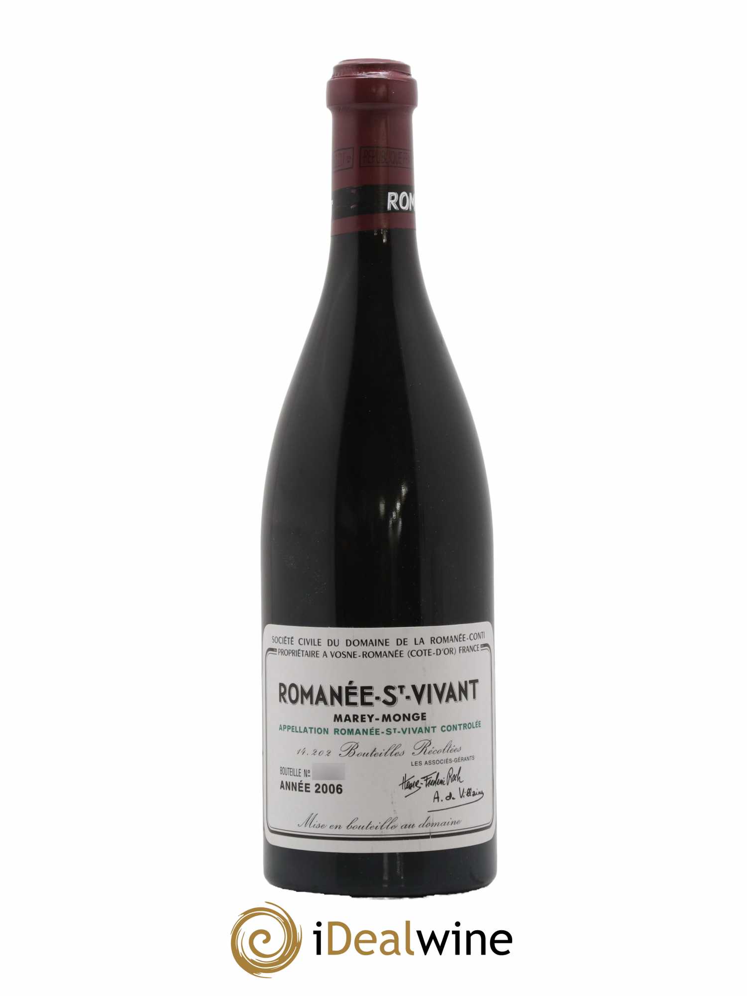 Romanée-Saint-Vivant Grand Cru Domaine de la Romanée-Conti 2006 - Lot de 1 bouteille - 0