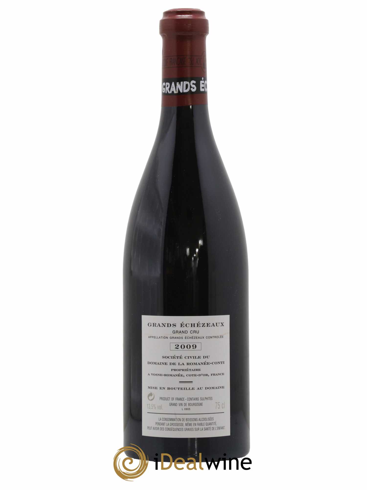 Grands-Echezeaux Grand Cru Domaine de la Romanée-Conti 2009 - Lot of 1 bottle - 1