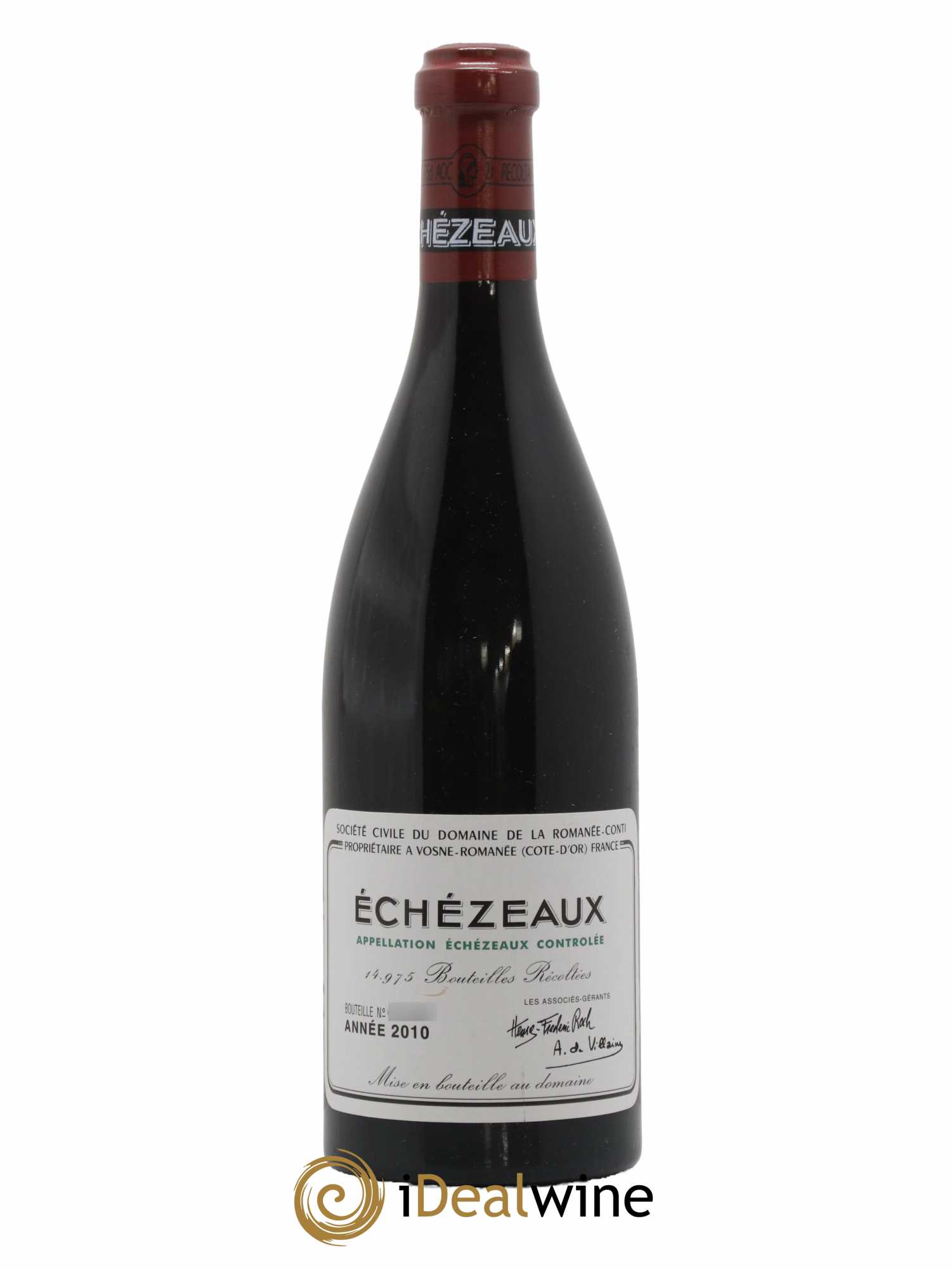 Echezeaux Grand Cru Domaine de la Romanée-Conti 2010 - Lot de 1 bouteille - 0