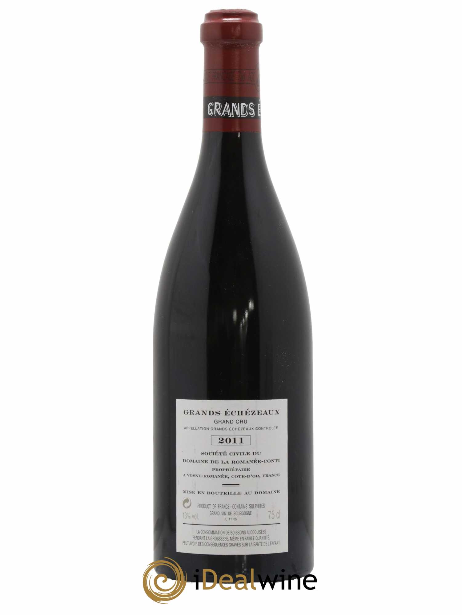 Grands-Echezeaux Grand Cru Domaine de la Romanée-Conti 2011 - Lot de 1 bouteille - 1