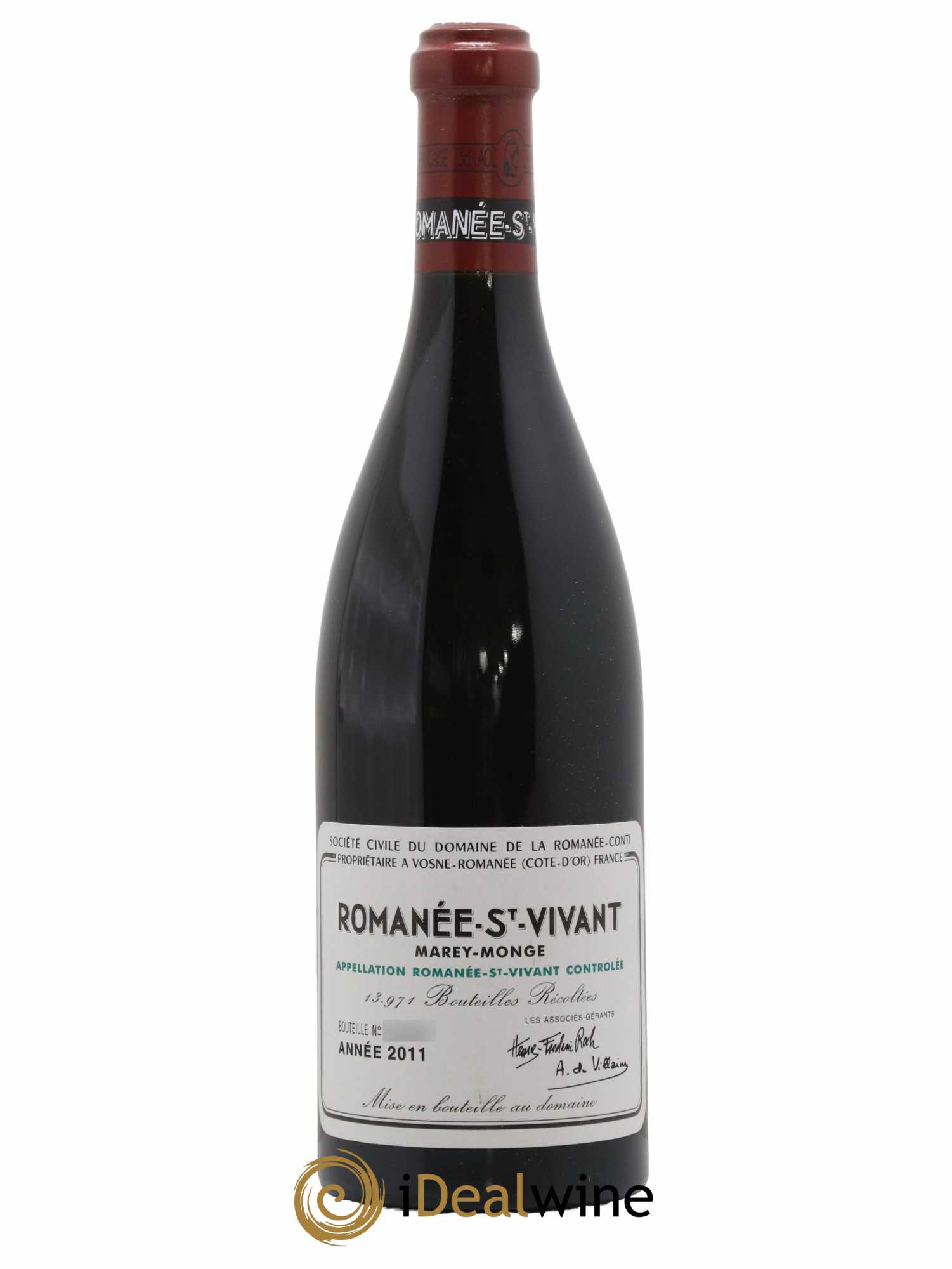 Romanée-Saint-Vivant Grand Cru Domaine de la Romanée-Conti 2011 - Lot de 1 bouteille - 0
